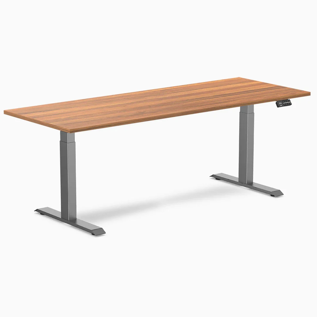 Desky Dual Melamine Sit Stand Desk - Image 135