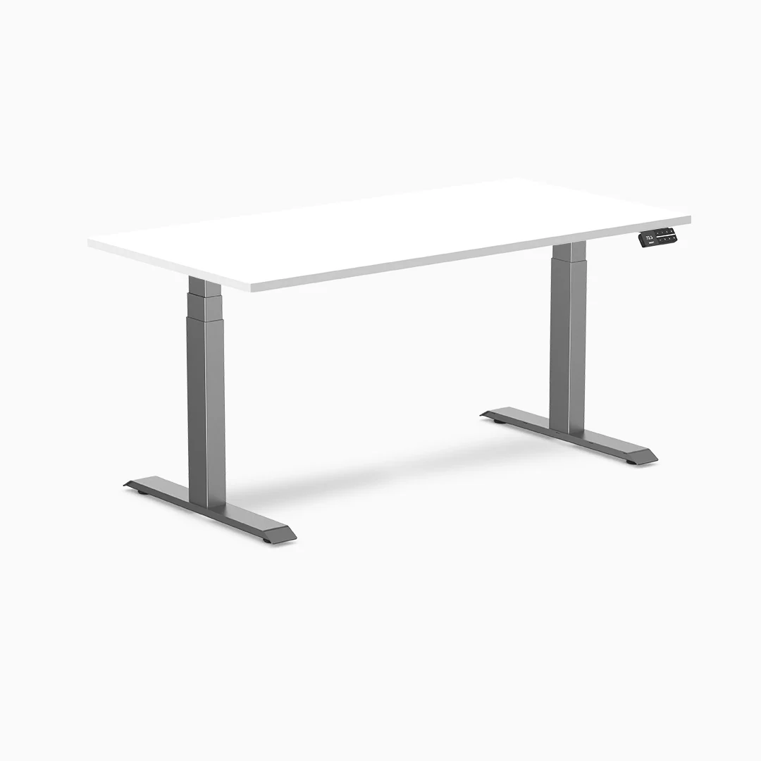 Desky Dual Melamine Sit Stand Desk - Image 19