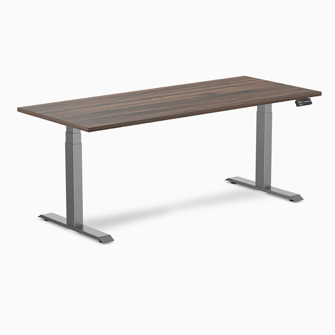 Desky Dual Melamine Sit Stand Desk - Image 35