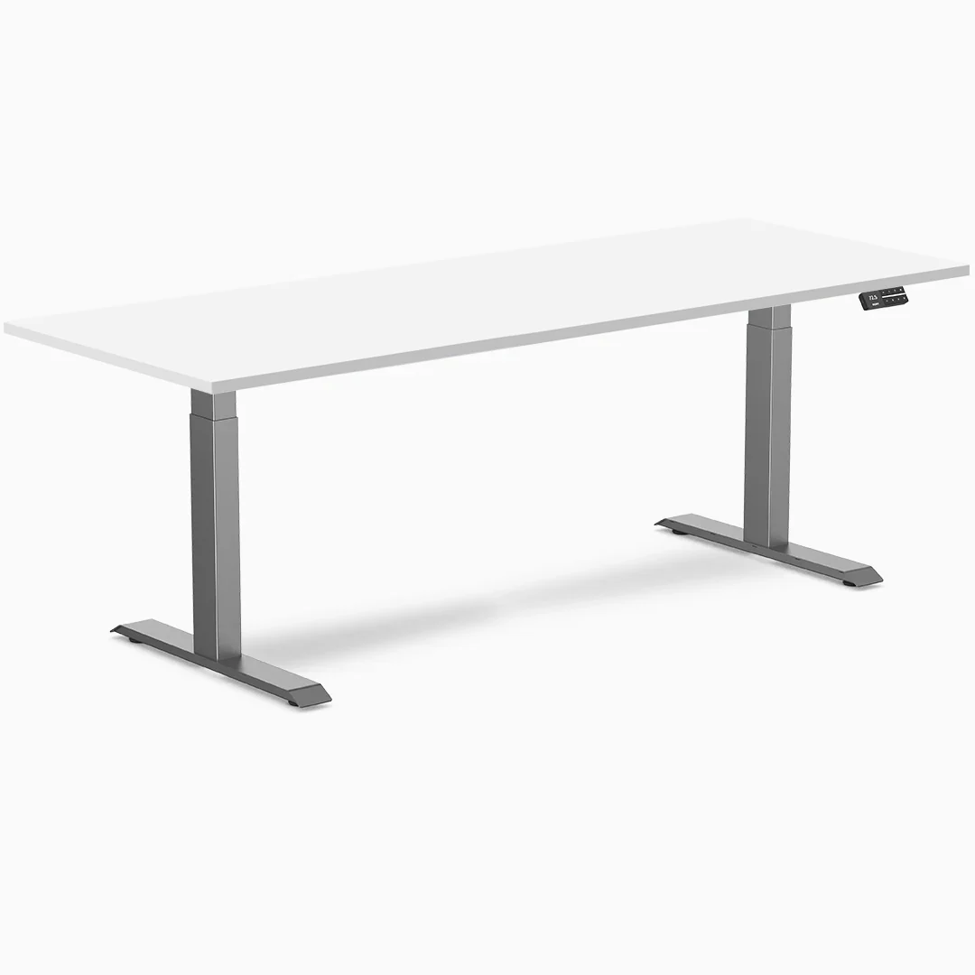 Desky Dual Melamine Sit Stand Desk - Image 42