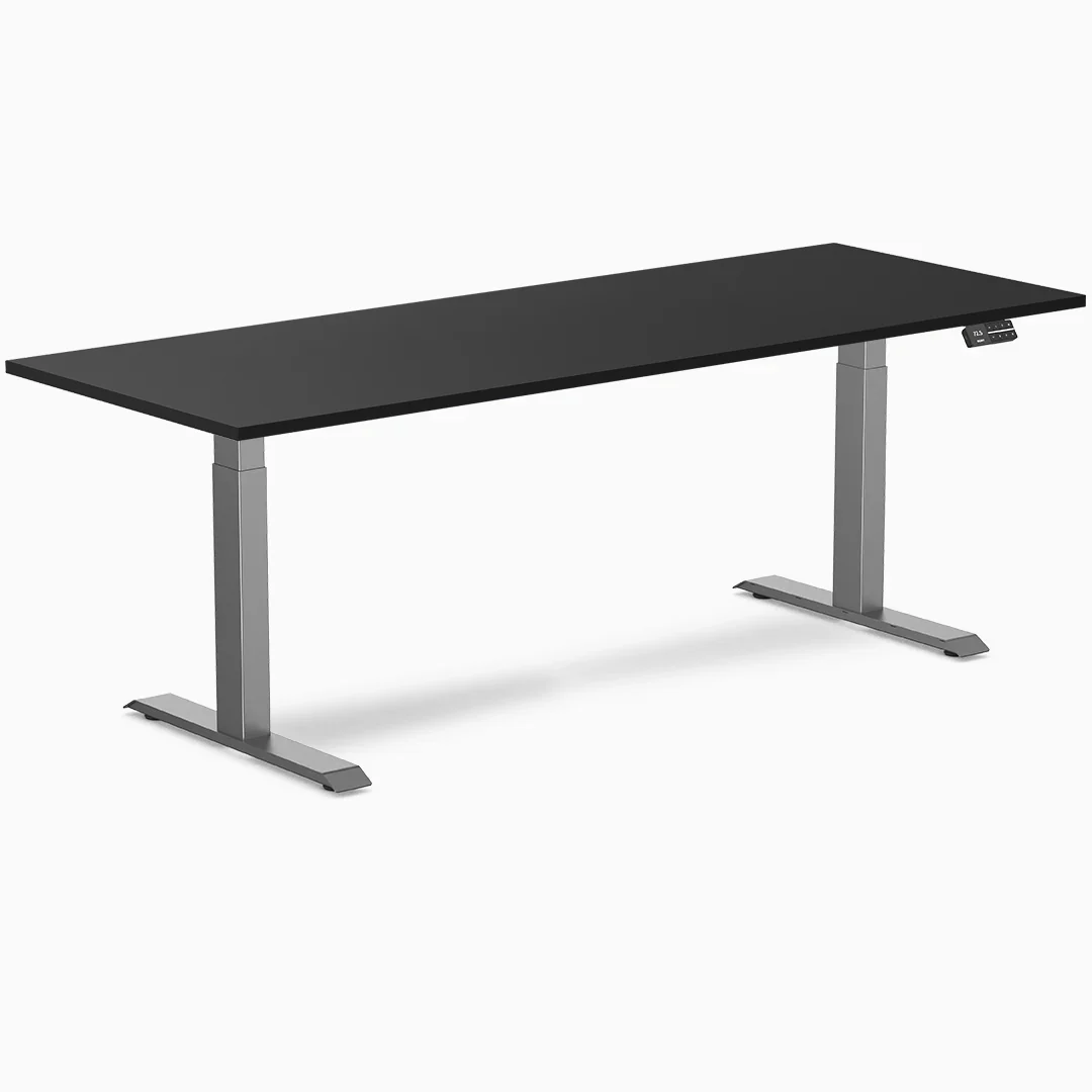 Desky Dual Melamine Sit Stand Desk - Image 43