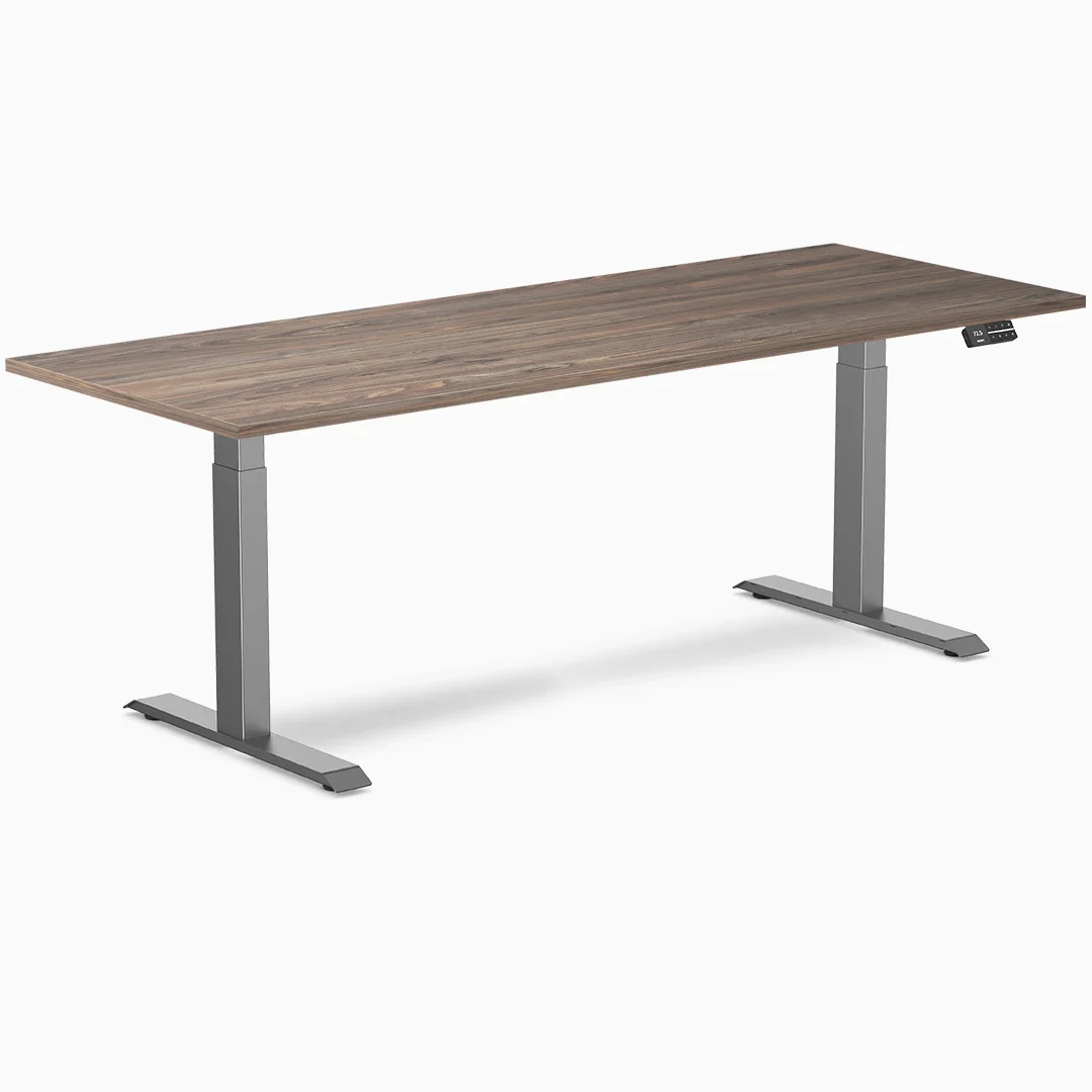 Desky Dual Melamine Sit Stand Desk - Image 44