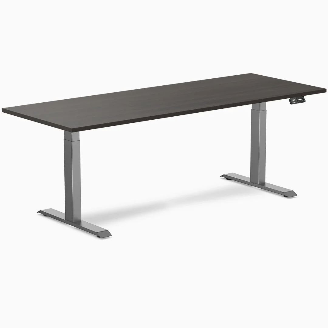 Desky Dual Melamine Sit Stand Desk - Image 45