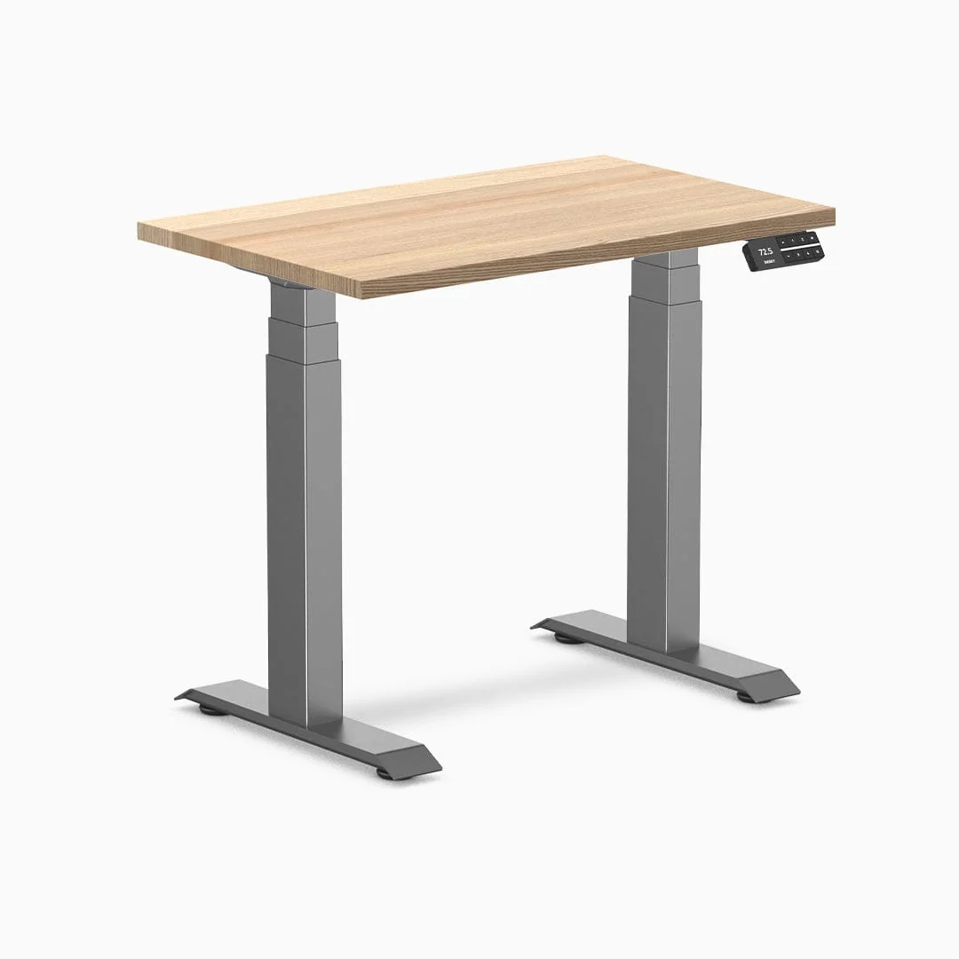 Desky Dual Mini Hardwood Sit Stand Desk - Image 24