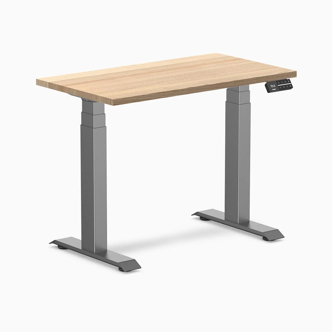 Desky Dual Mini Hardwood Sit Stand Desk - Image 25