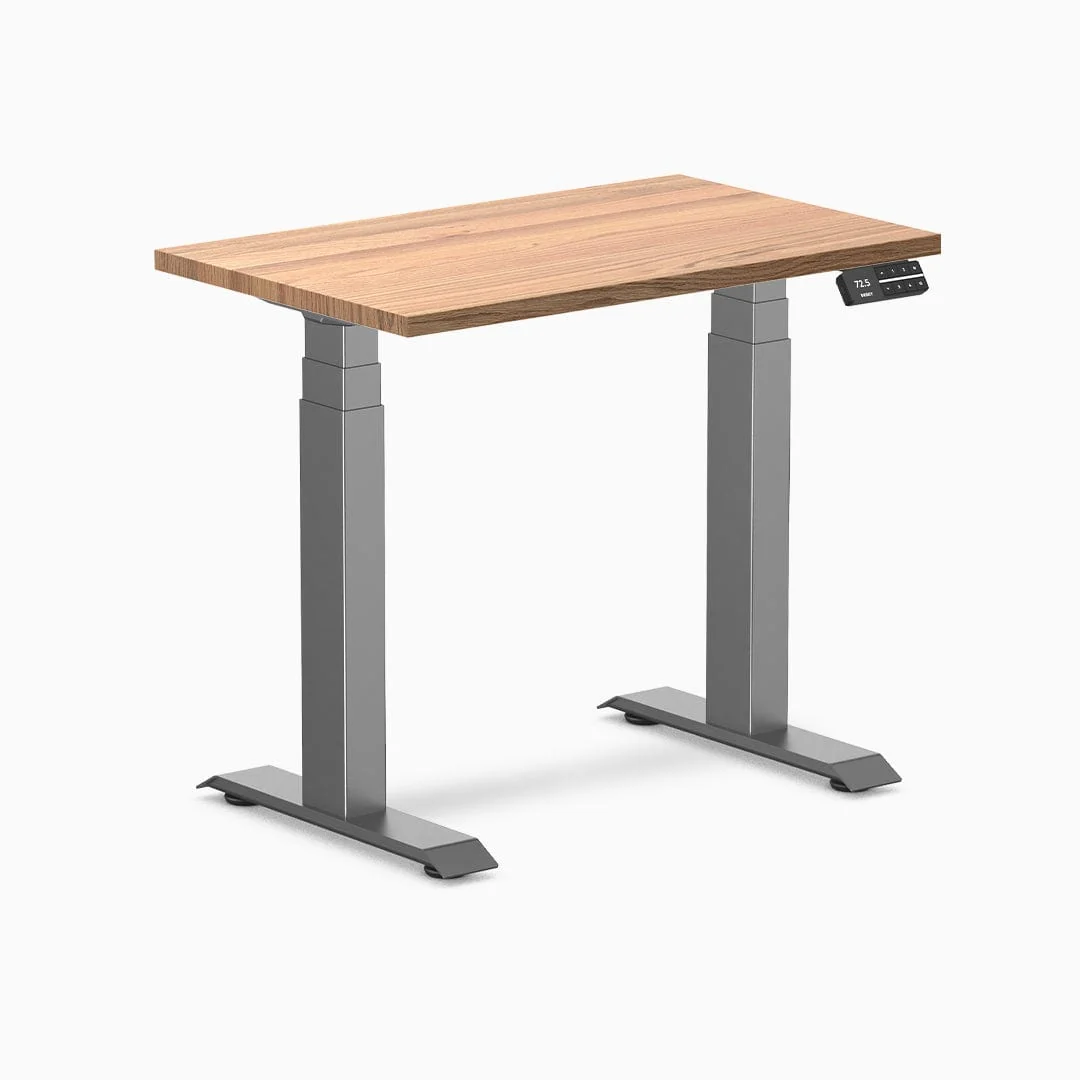 Desky Dual Mini Hardwood Sit Stand Desk - Image 36