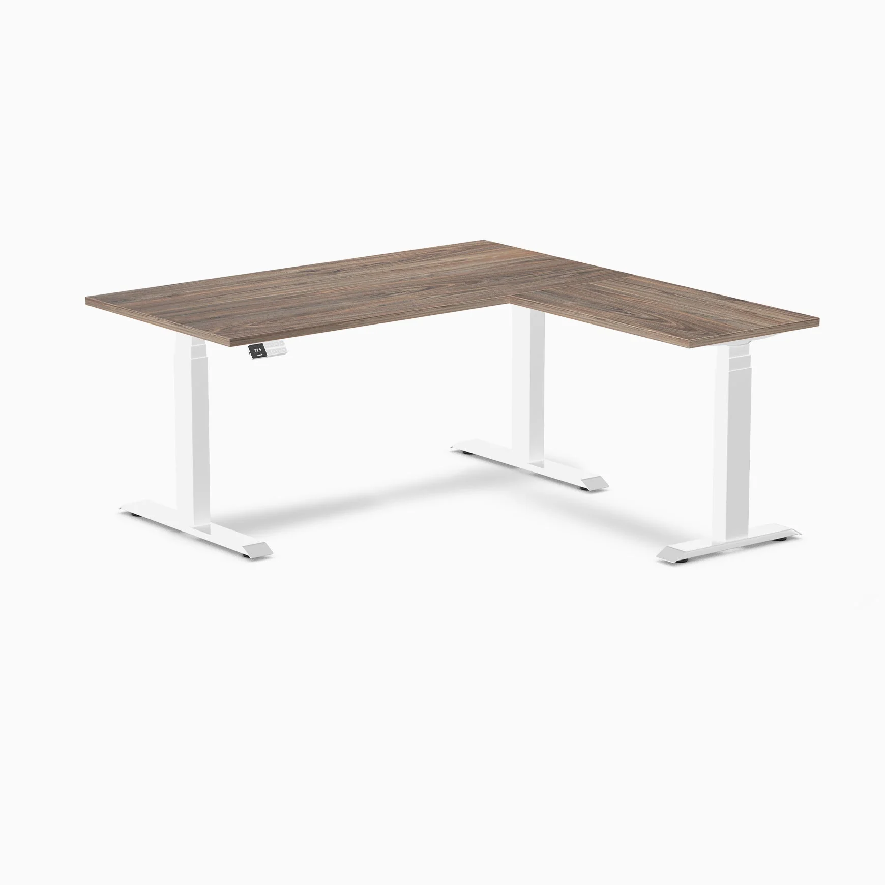 Desky Eco L-Shape Melamine Sit Stand Desk - Image 39