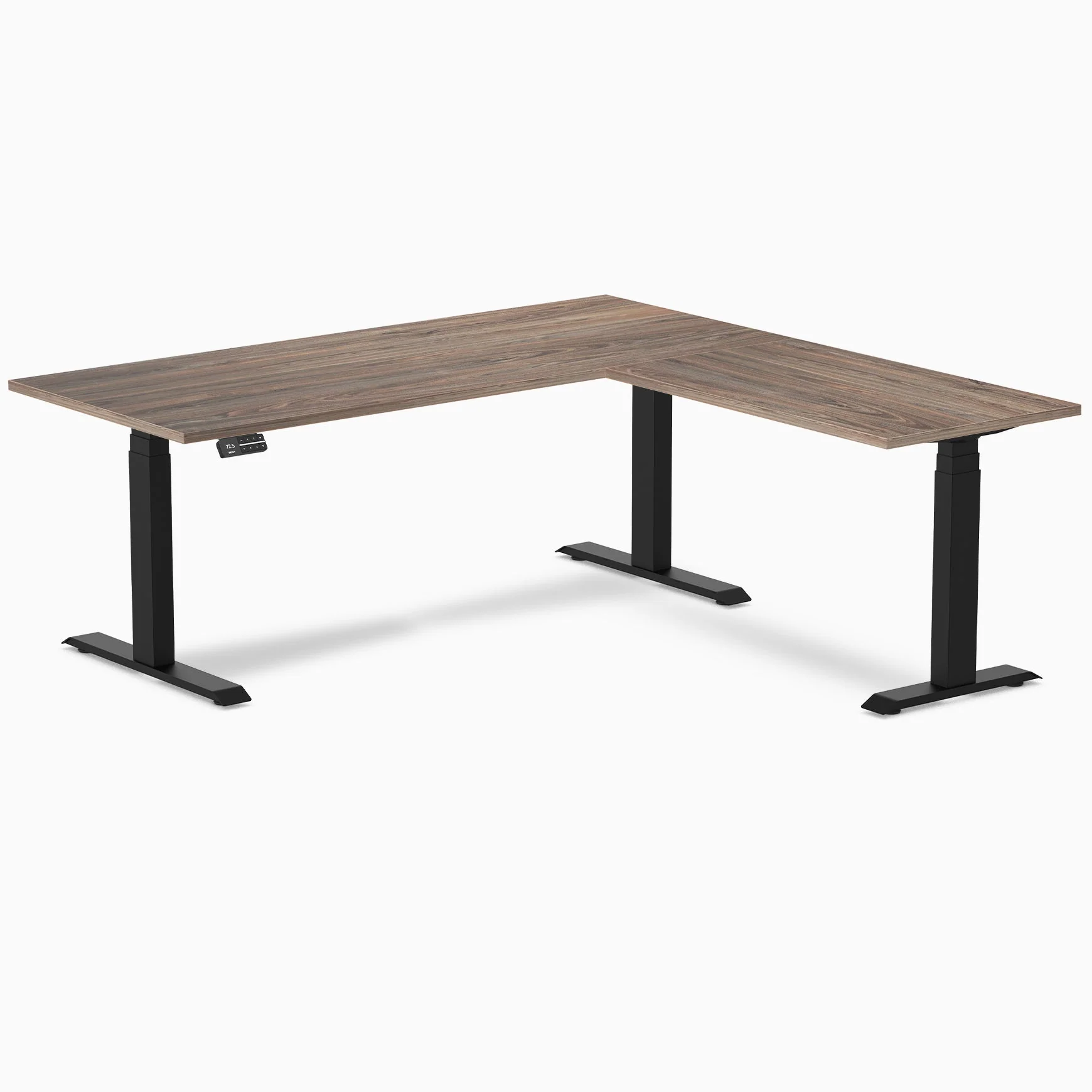 Desky Eco L-Shape Melamine Sit Stand Desk - Image 40
