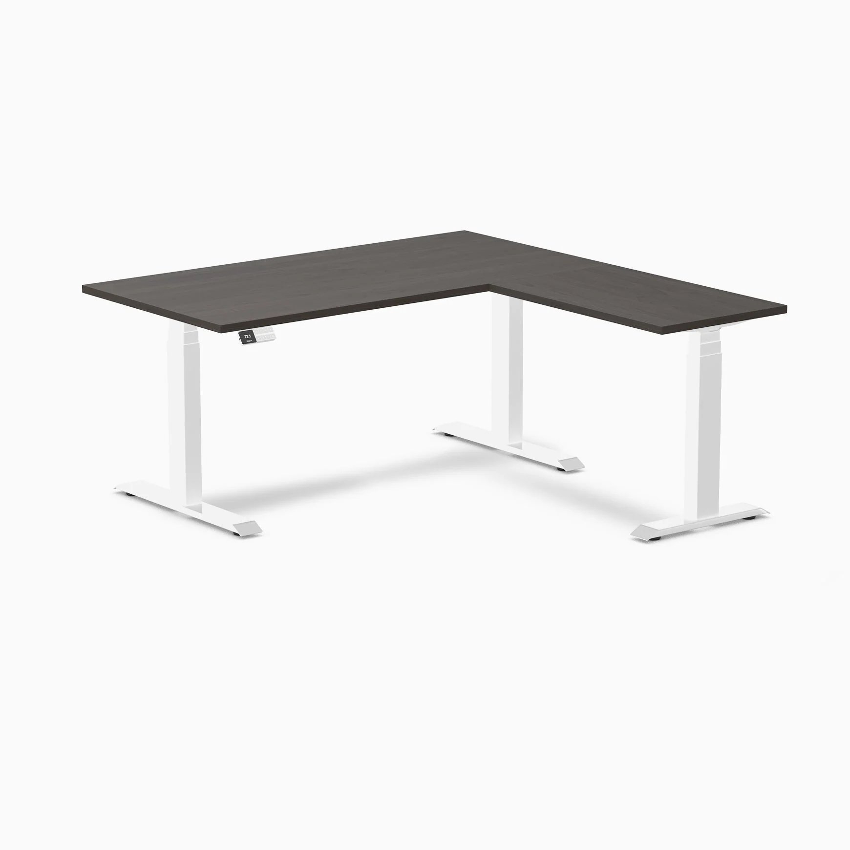 Desky Eco L-Shape Melamine Sit Stand Desk - Image 43