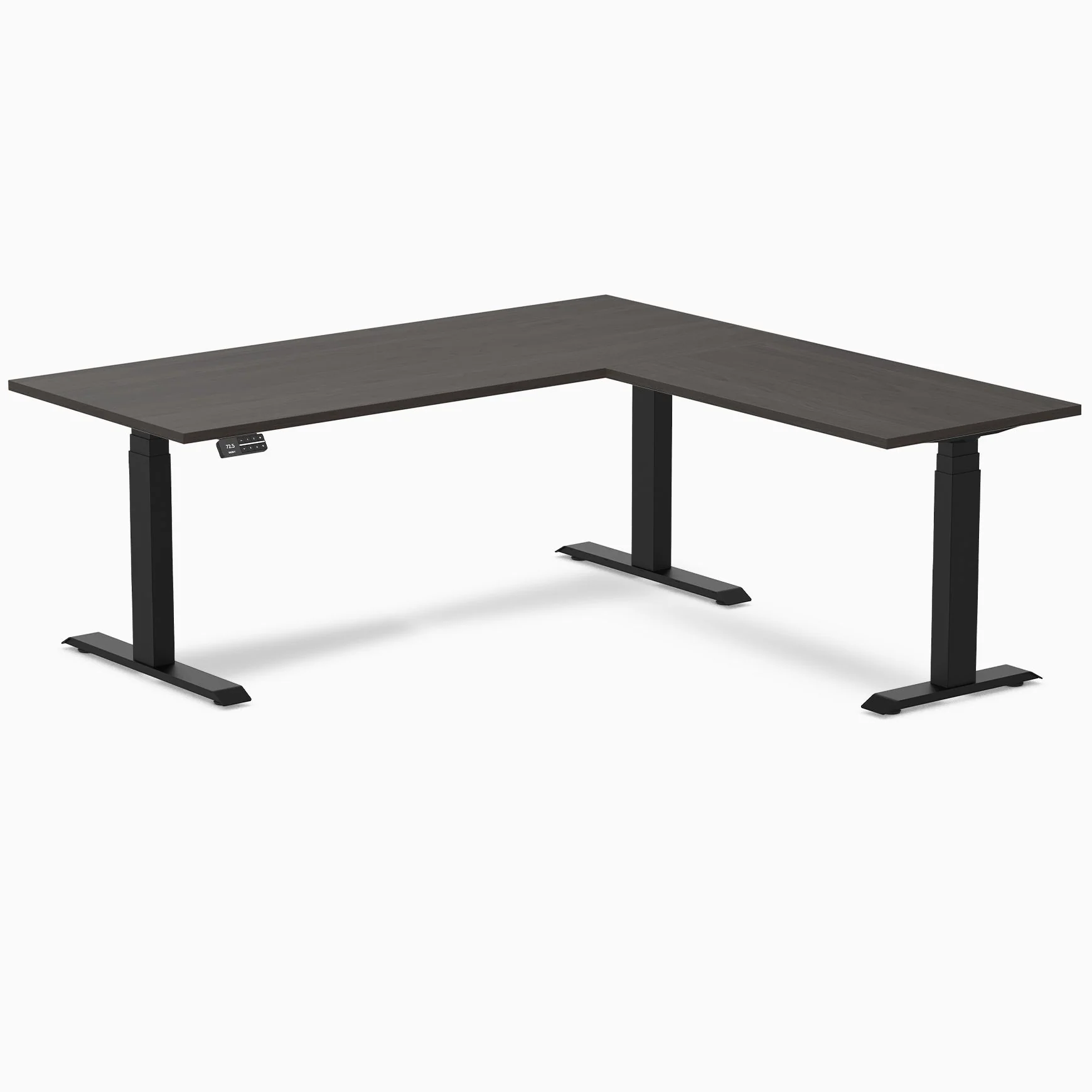 Desky Eco L-Shape Melamine Sit Stand Desk - Image 44