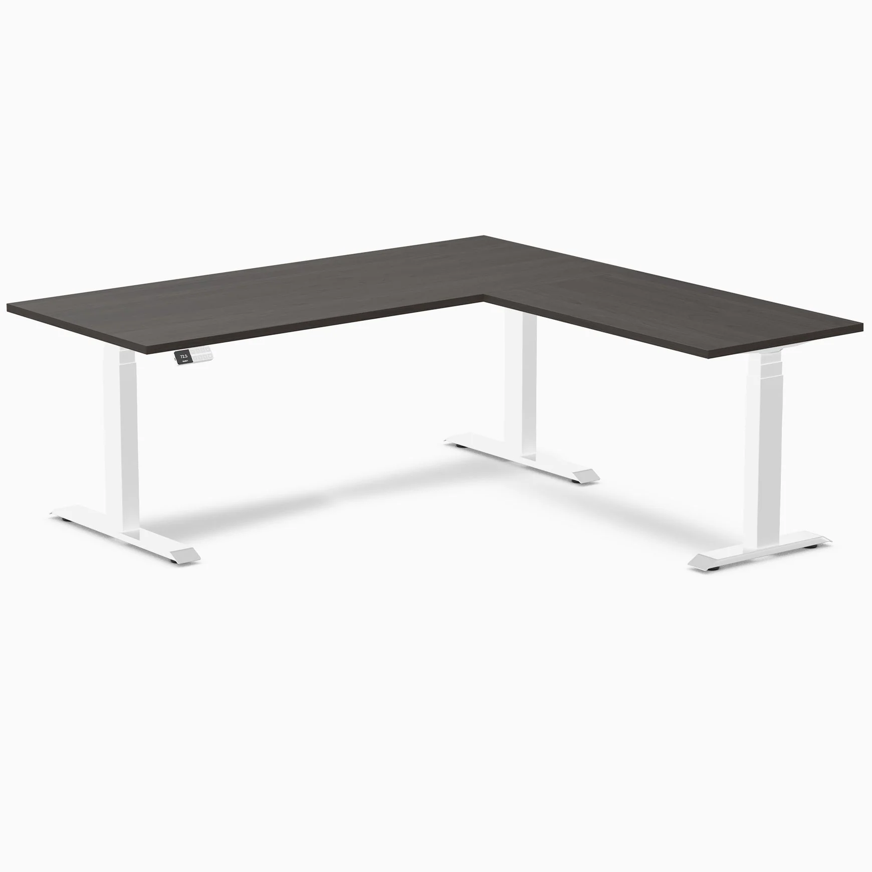 Desky Eco L-Shape Melamine Sit Stand Desk - Image 45