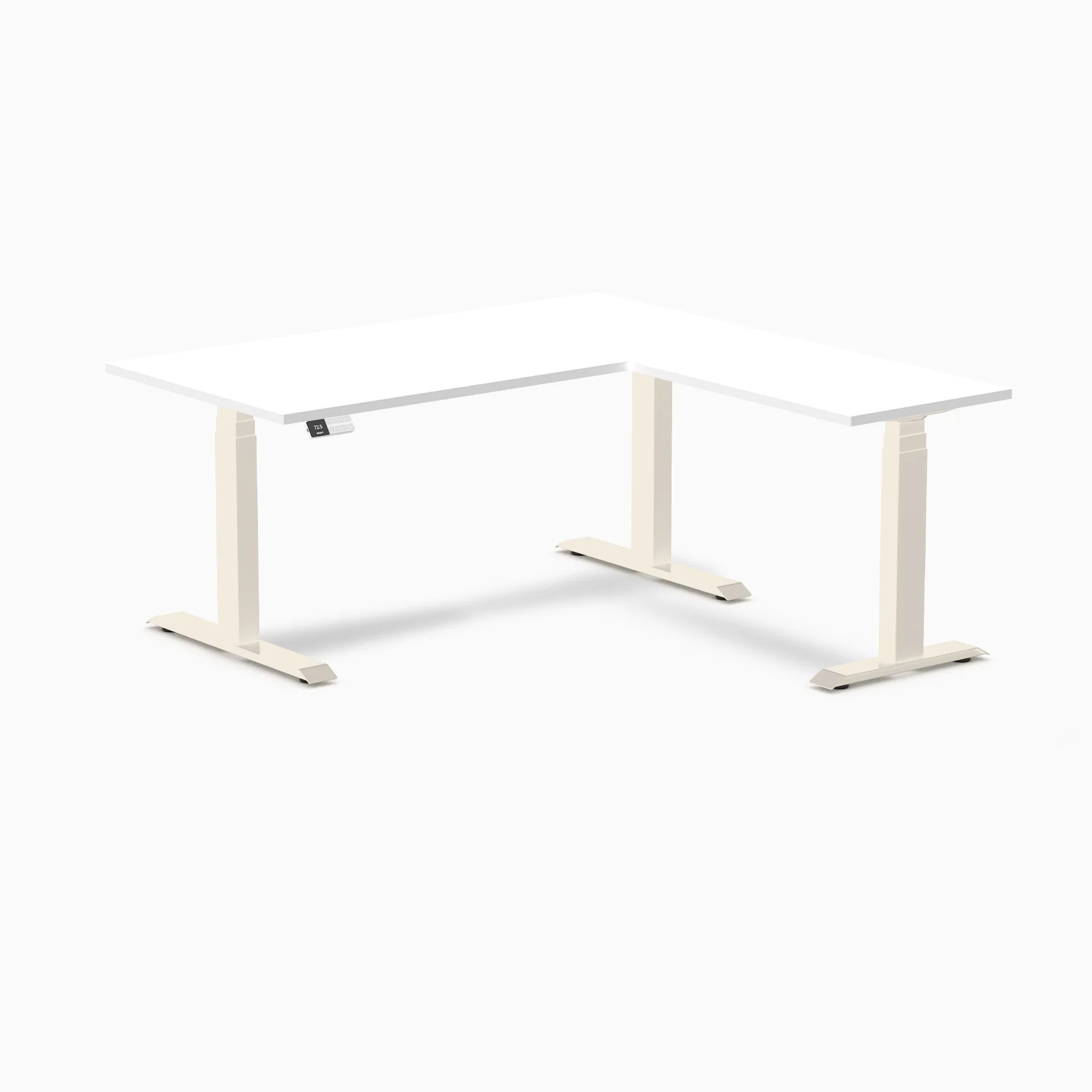 Desky Eco L-Shape Melamine Sit Stand Desk - Image 60
