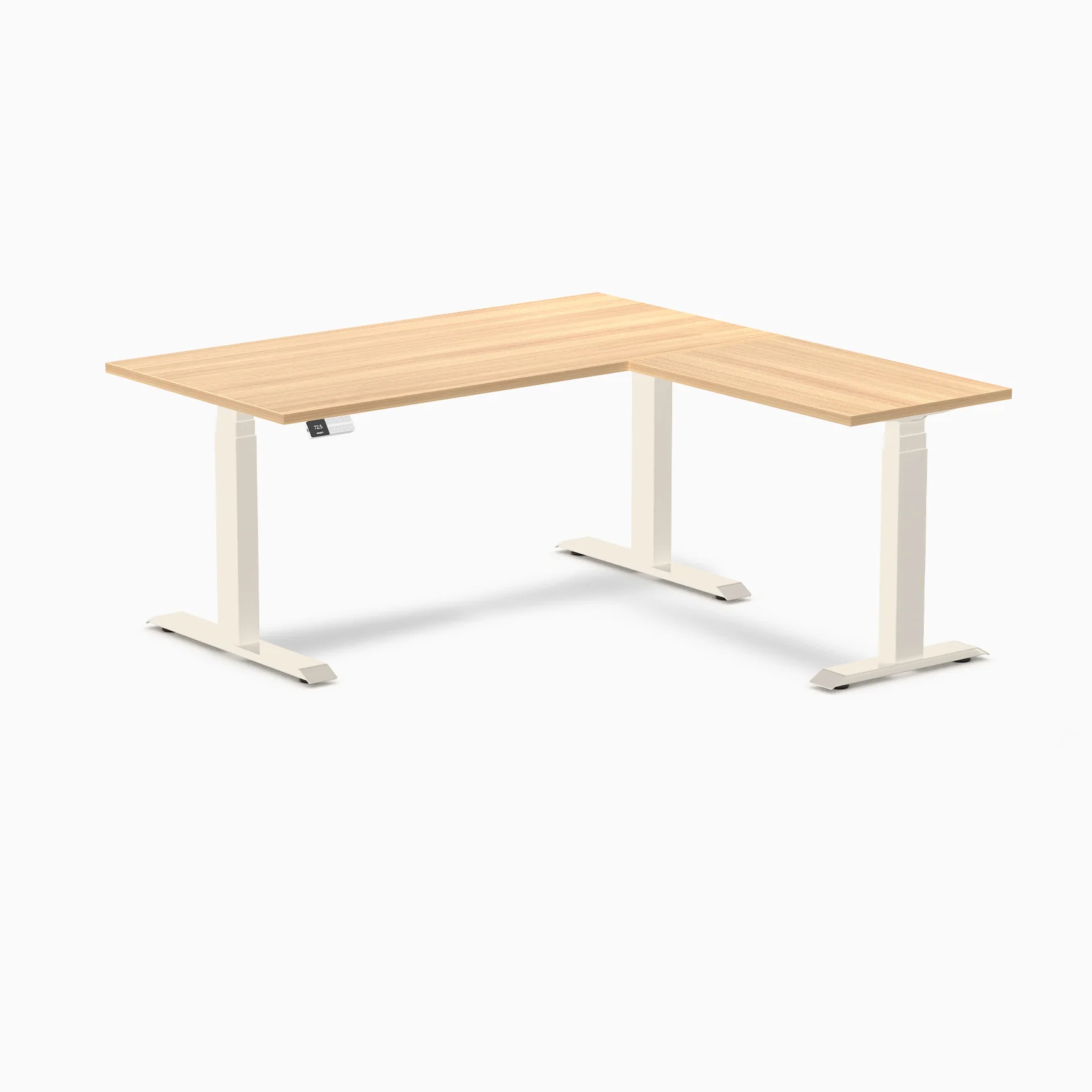 Desky Eco L-Shape Melamine Sit Stand Desk - Image 66