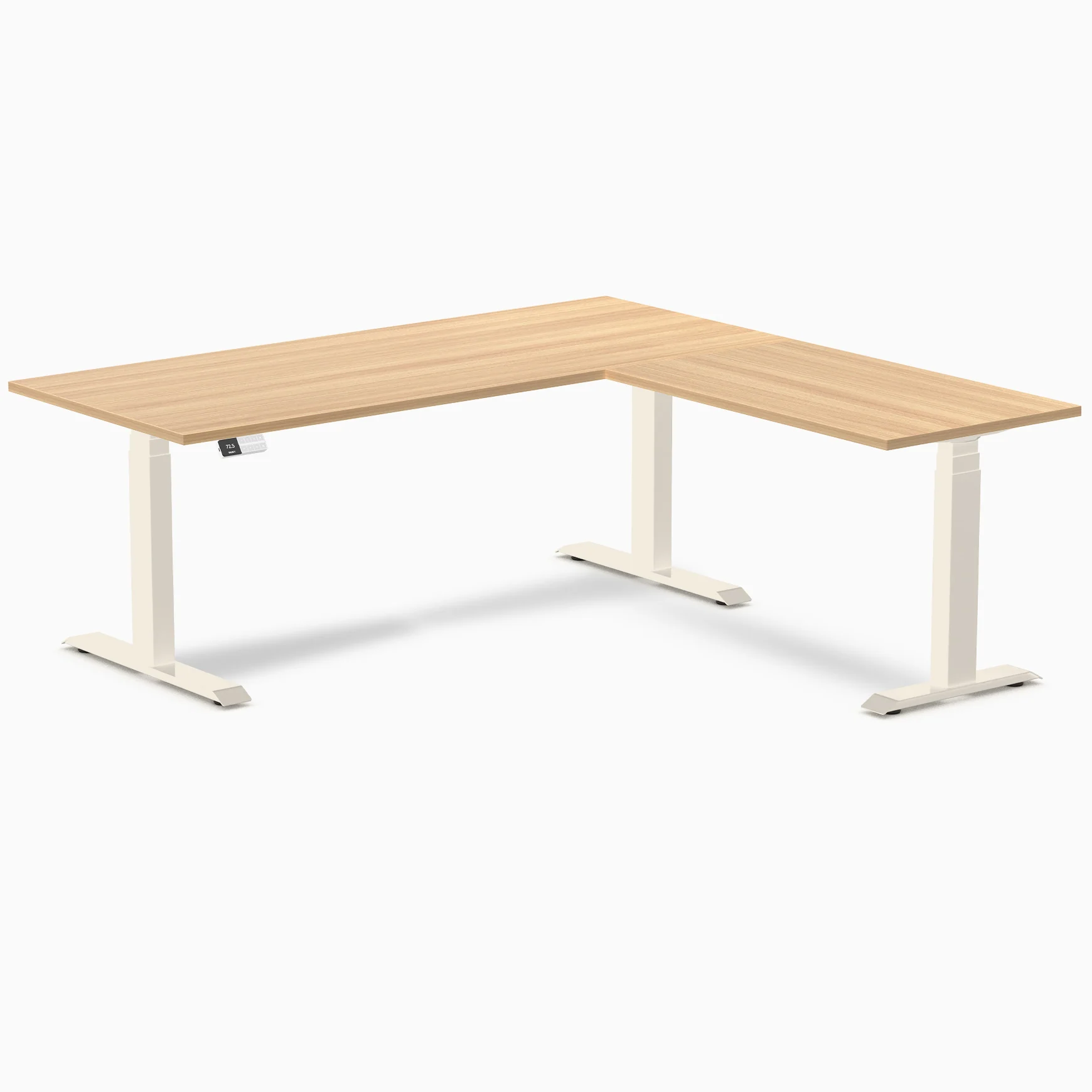 Desky Eco L-Shape Melamine Sit Stand Desk - Image 67