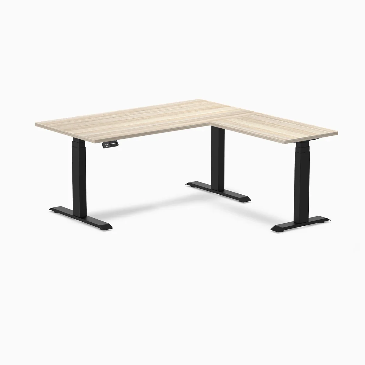 Desky Eco L-Shape Melamine Sit Stand Desk - Image 72