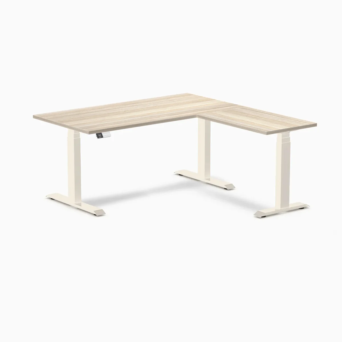 Desky Eco L-Shape Melamine Sit Stand Desk - Image 74