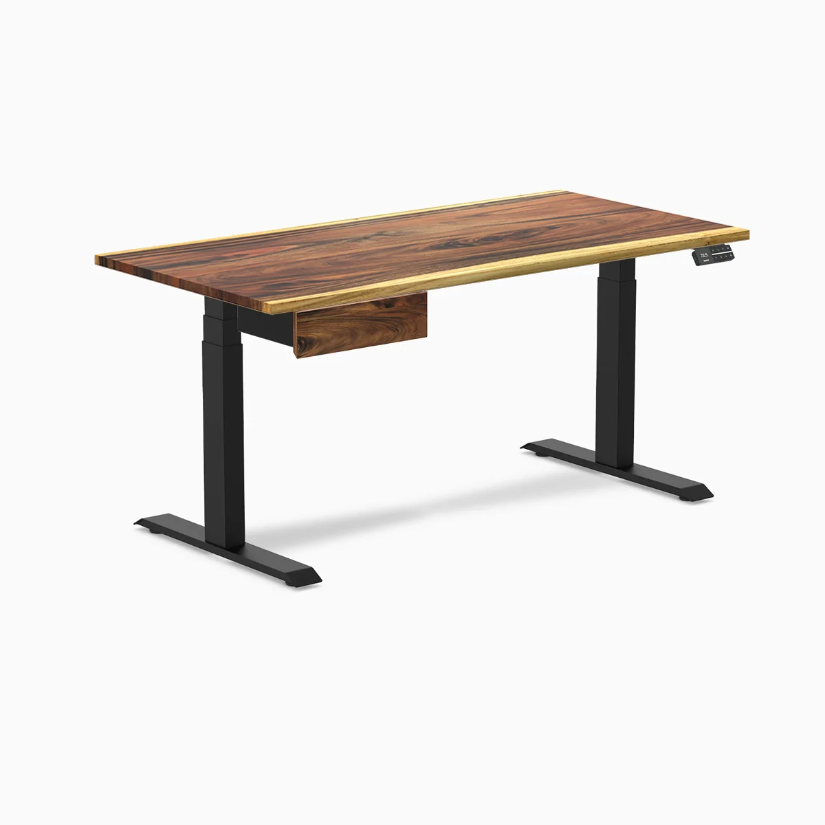 Desky Dual Hardwood Standing Desk With Drawer - Image 100