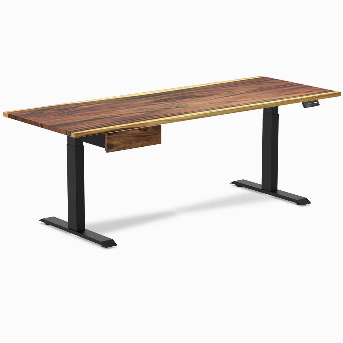 Desky Dual Hardwood Standing Desk With Drawer - Image 108