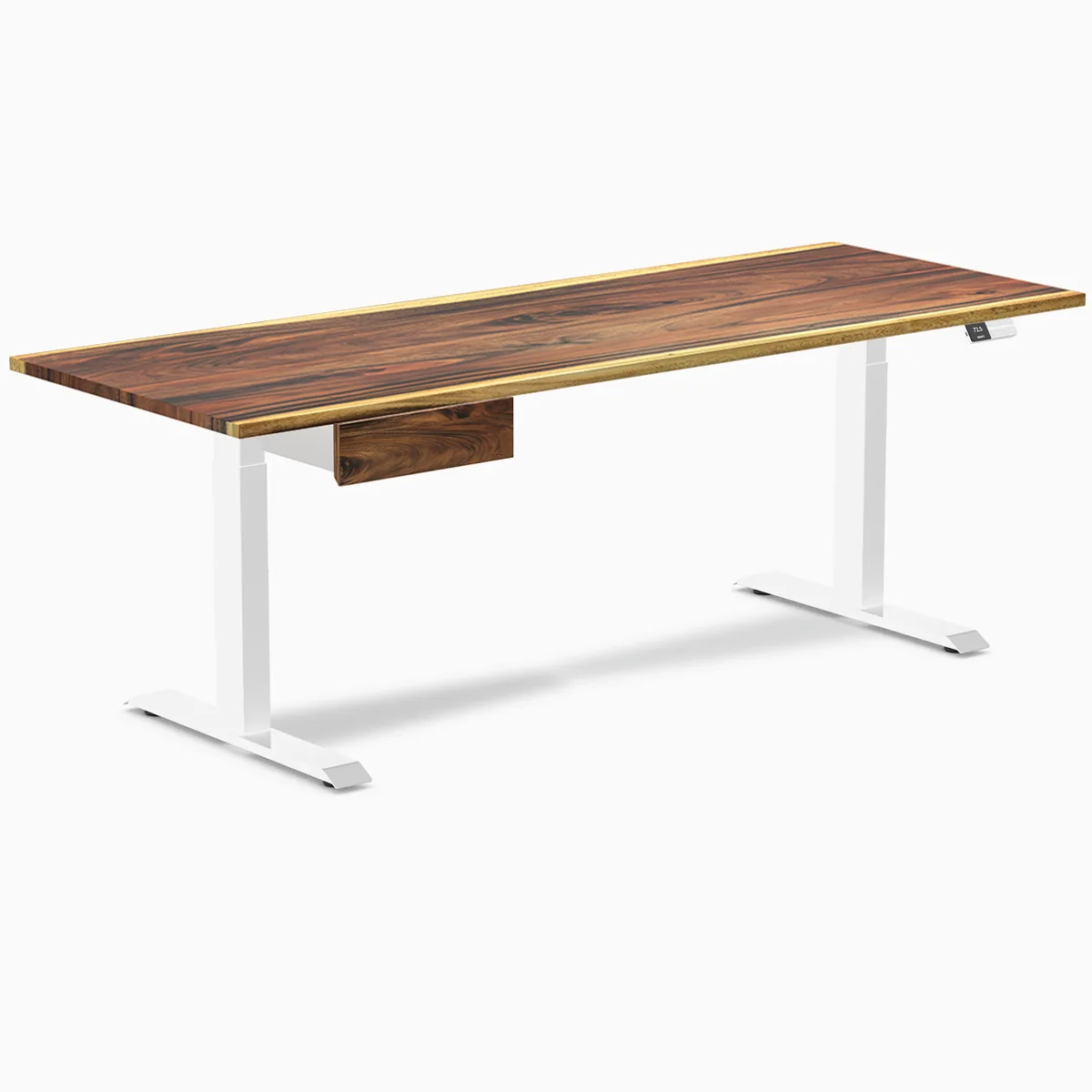 Desky Dual Hardwood Standing Desk With Drawer - Image 109
