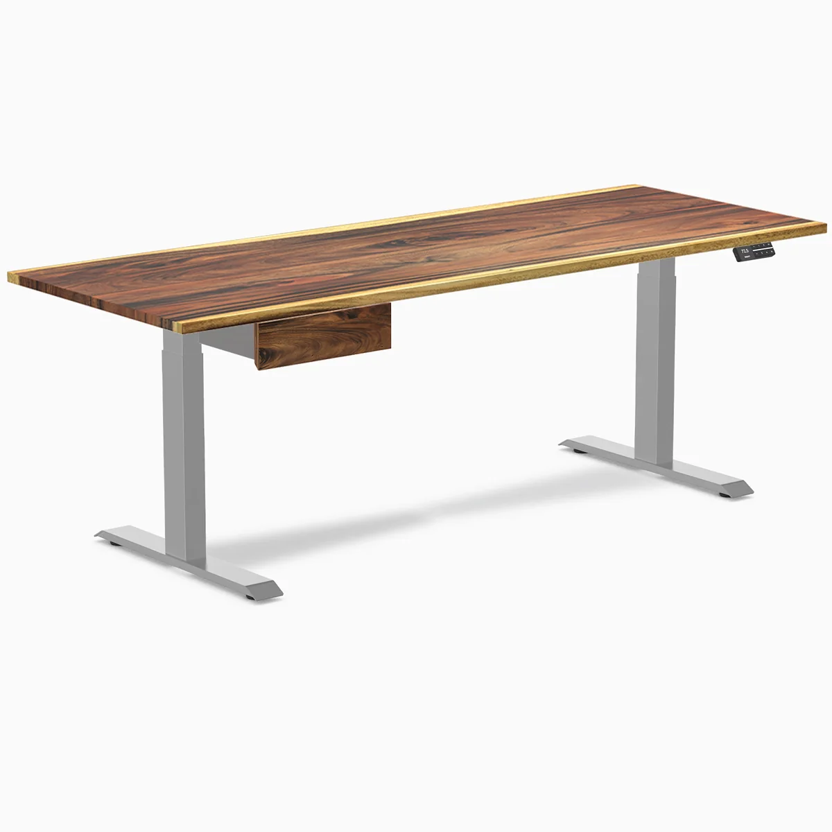 Desky Dual Hardwood Standing Desk With Drawer - Image 110