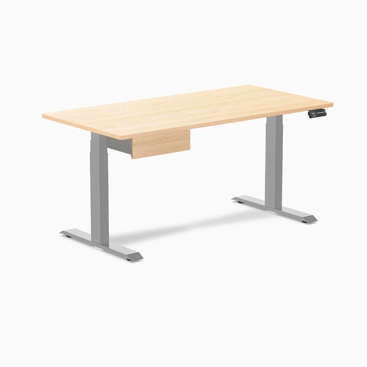 Desky Dual Hardwood Standing Desk With Drawer - Image 127