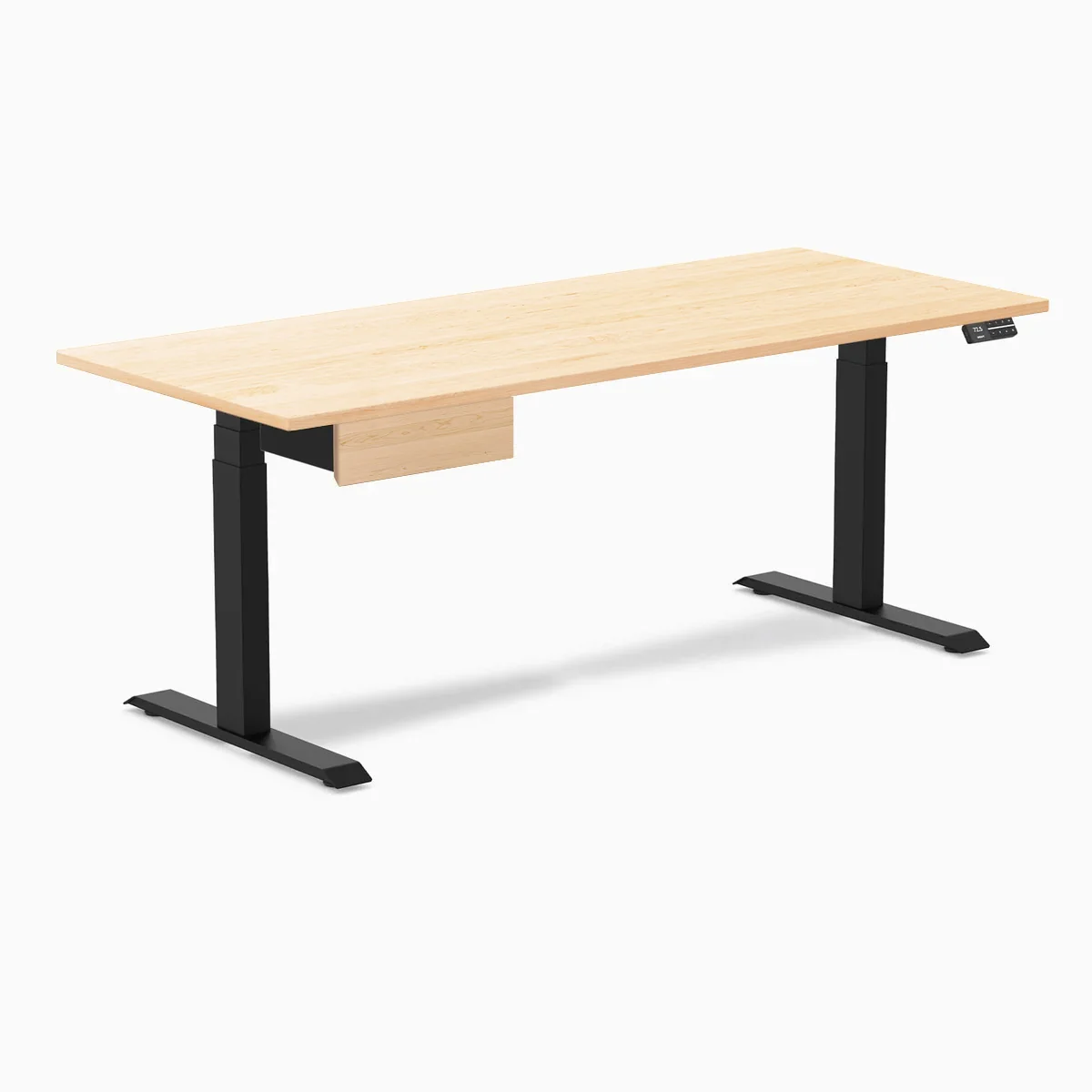 Desky Dual Hardwood Standing Desk With Drawer - Image 128