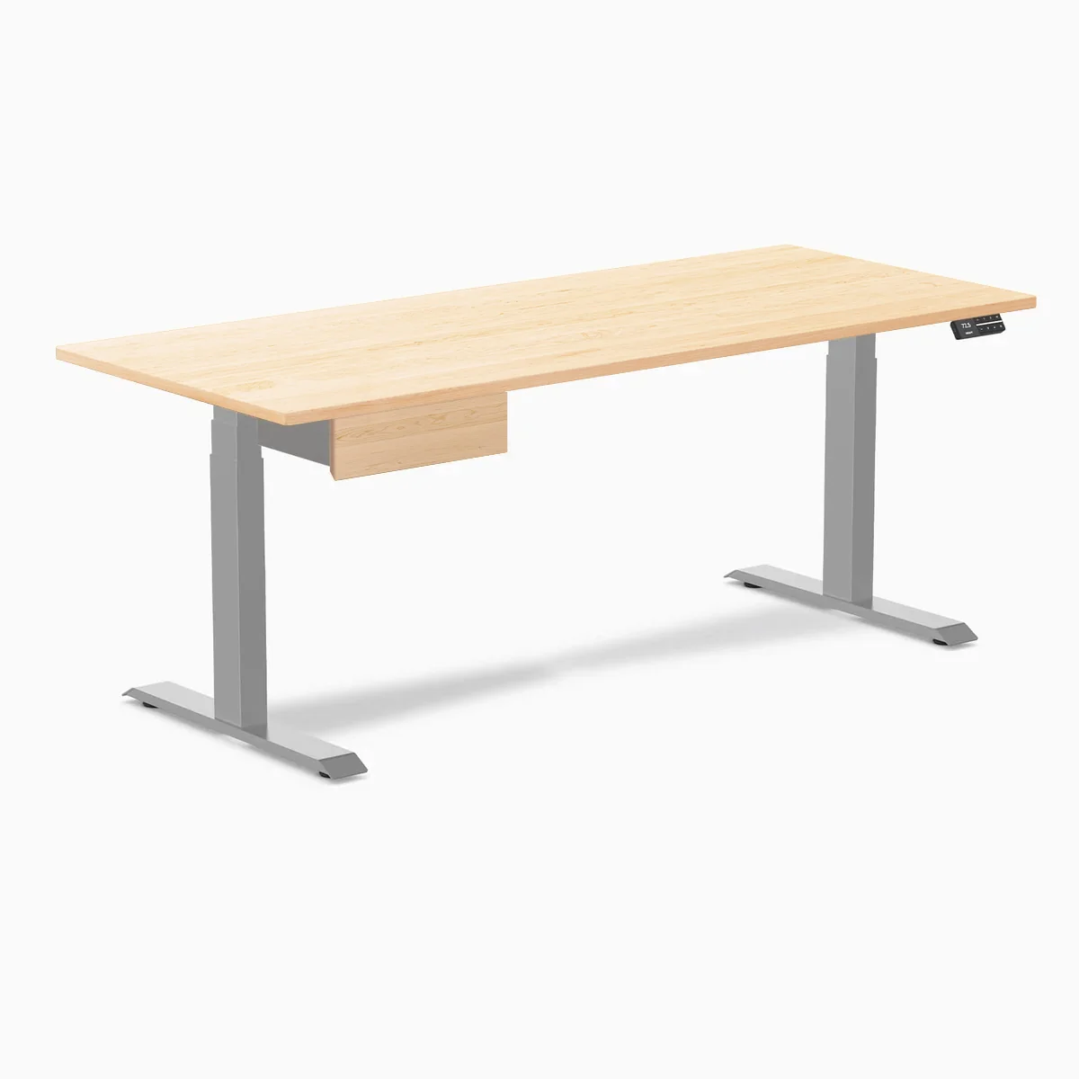 Desky Dual Hardwood Standing Desk With Drawer - Image 131