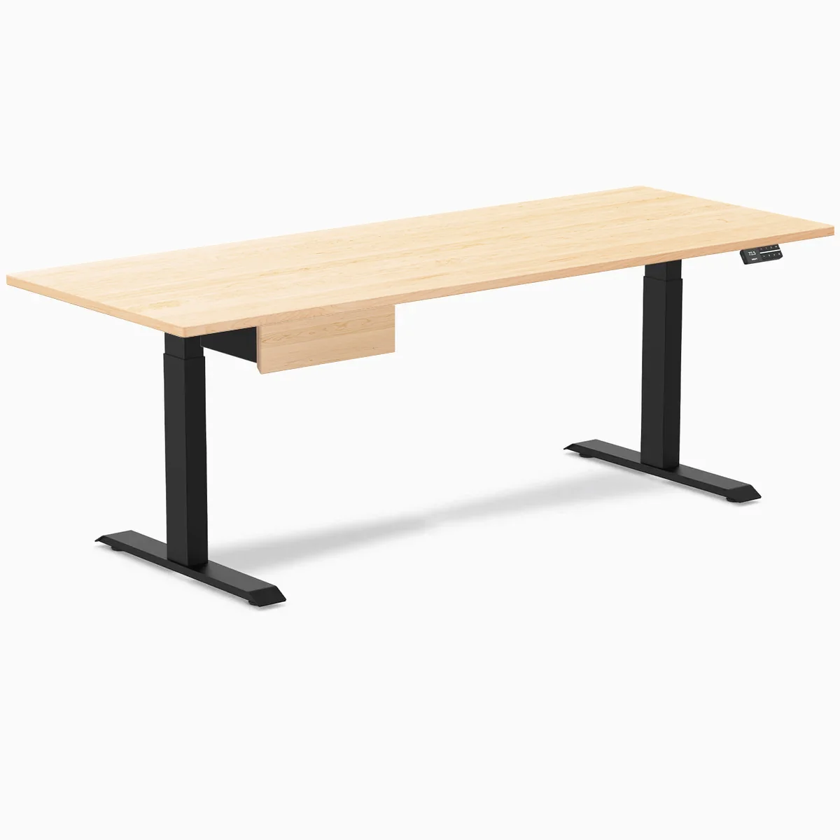 Desky Dual Hardwood Standing Desk With Drawer - Image 132