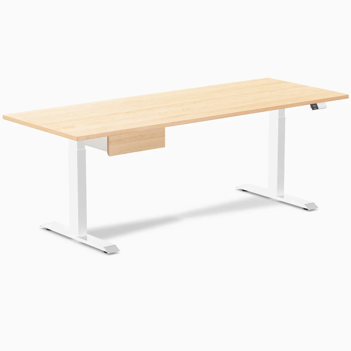 Desky Dual Hardwood Standing Desk With Drawer - Image 133