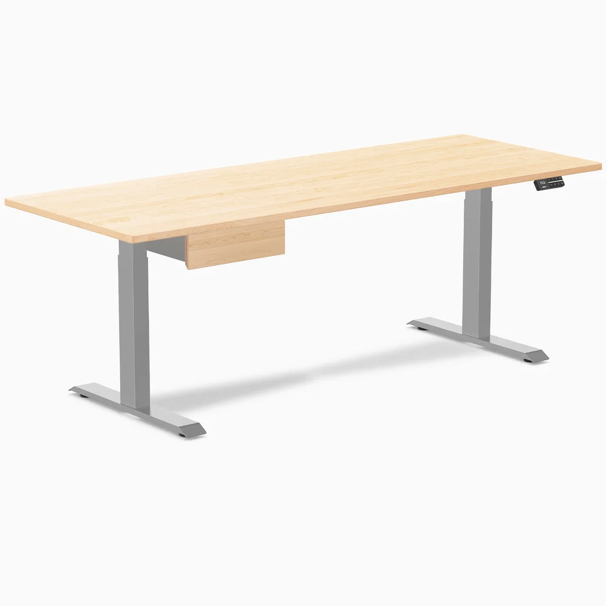 Desky Dual Hardwood Standing Desk With Drawer - Image 135