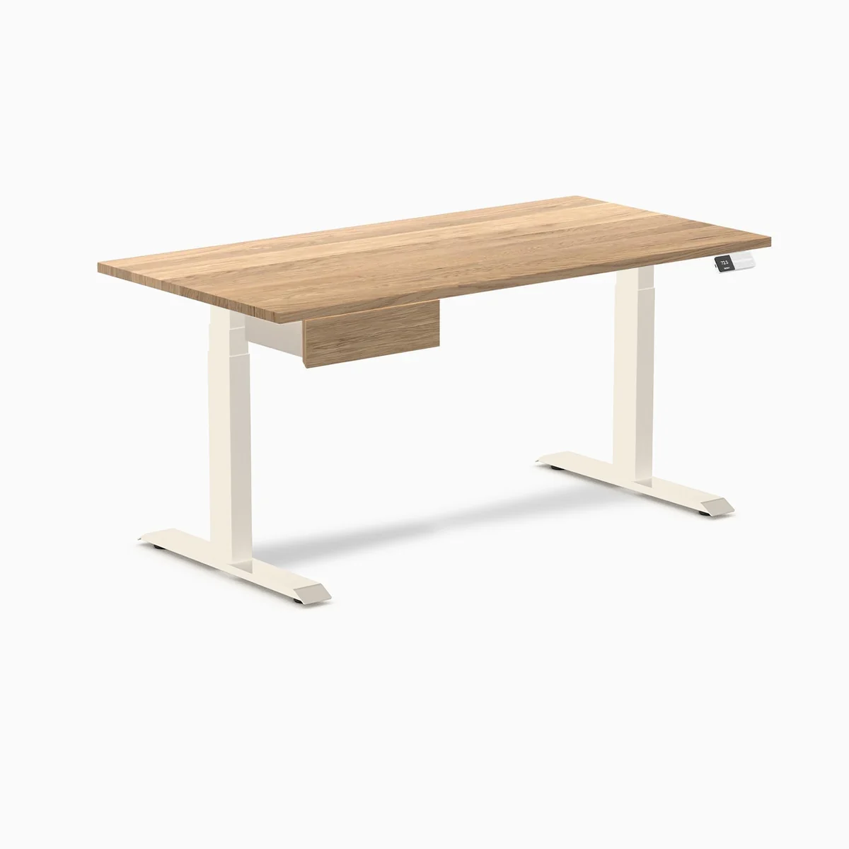 Desky Dual Hardwood Standing Desk With Drawer - Image 142