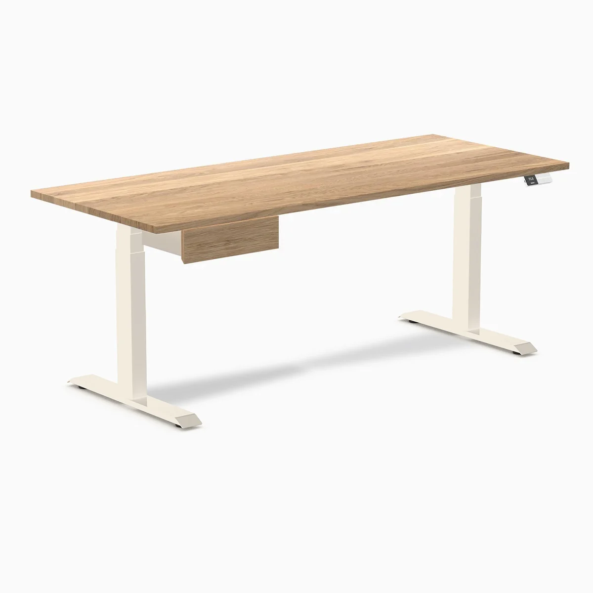 Desky Dual Hardwood Standing Desk With Drawer - Image 143