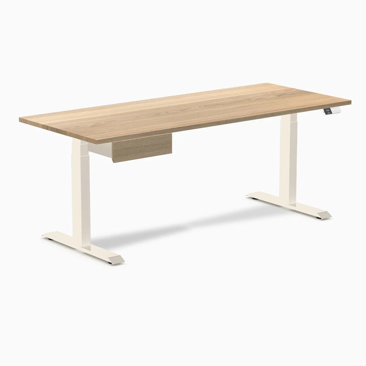 Desky Dual Hardwood Standing Desk With Drawer - Image 146
