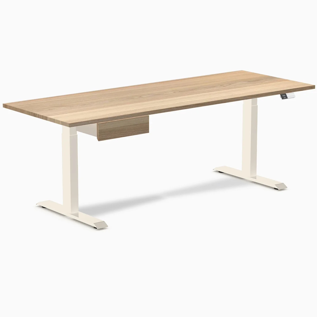 Desky Dual Hardwood Standing Desk With Drawer - Image 147