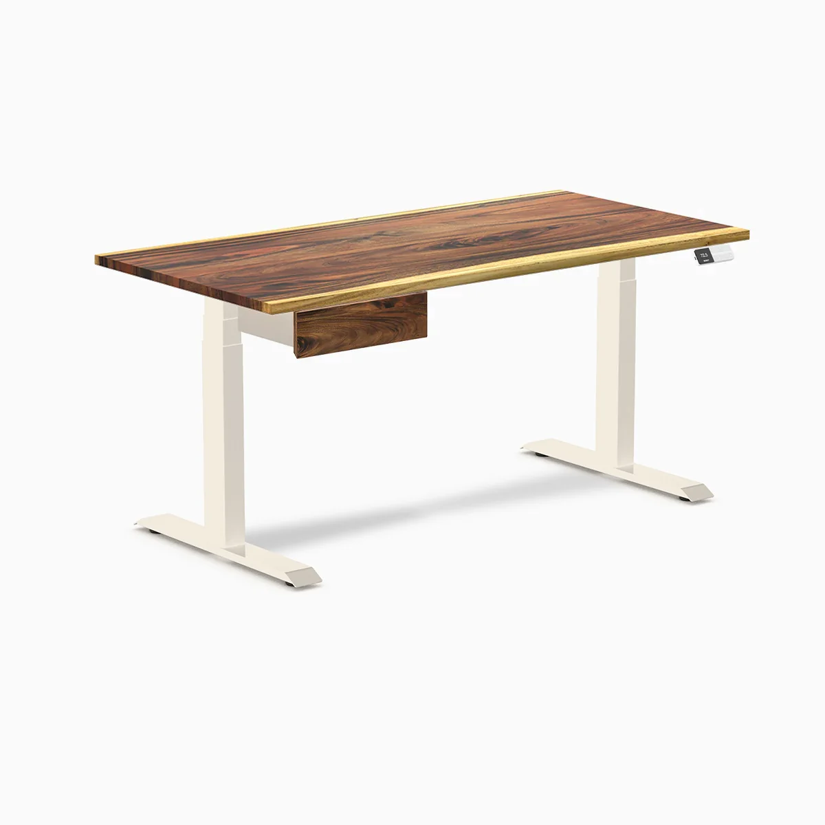Desky Dual Hardwood Standing Desk With Drawer - Image 154