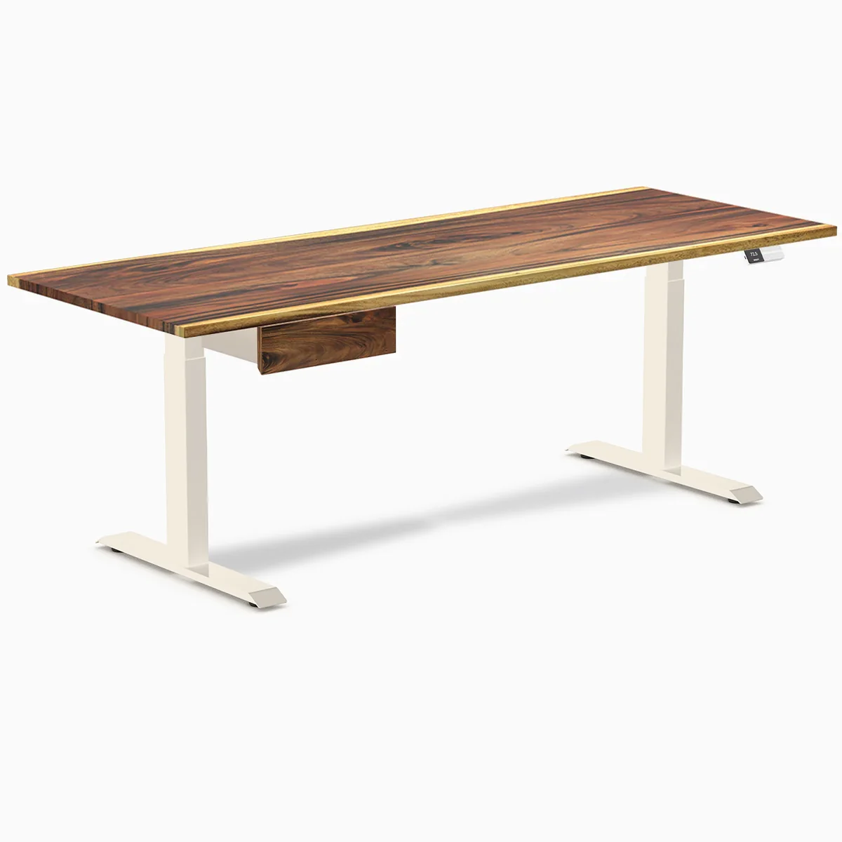 Desky Dual Hardwood Standing Desk With Drawer - Image 156