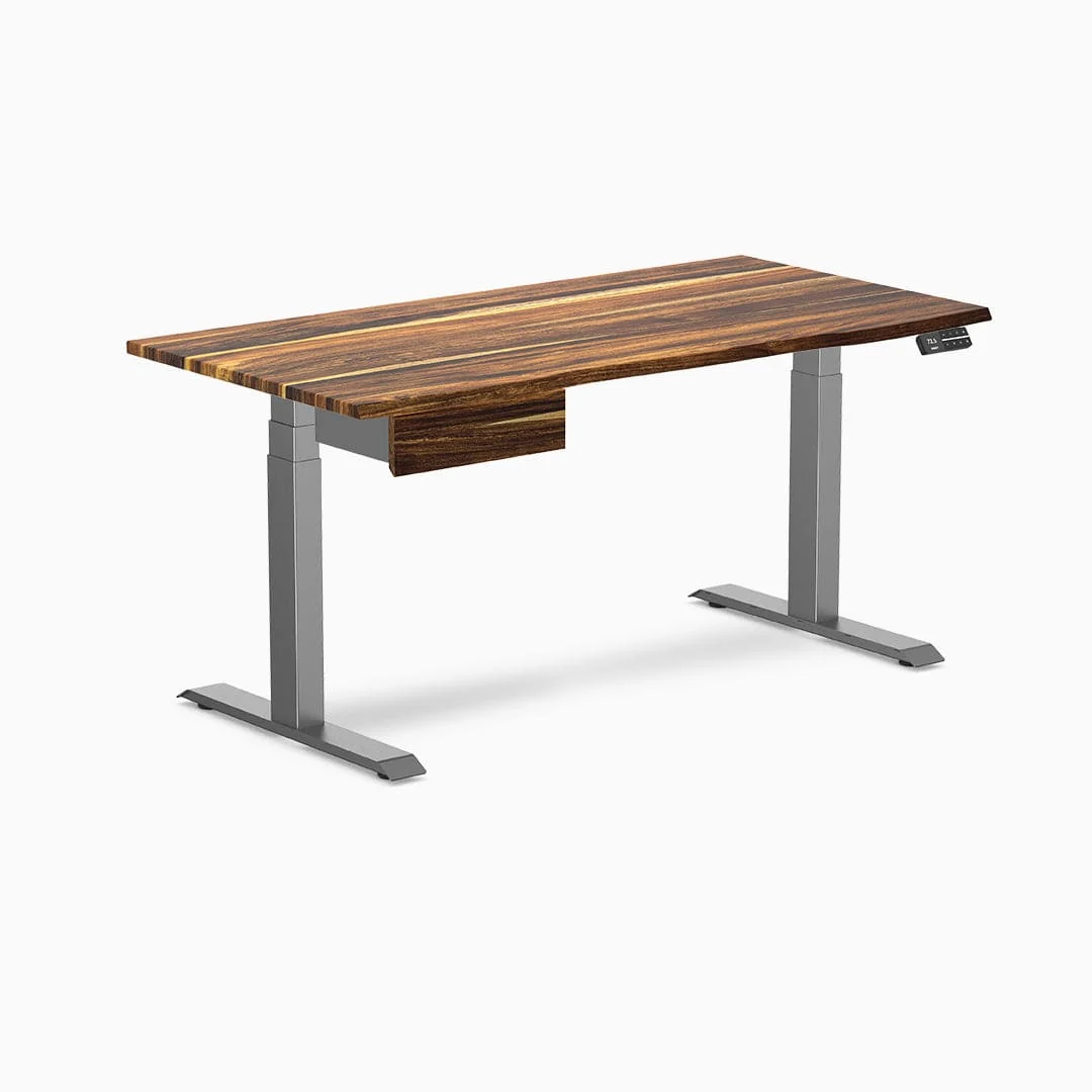 Desky Dual Hardwood Standing Desk With Drawer - Image 16