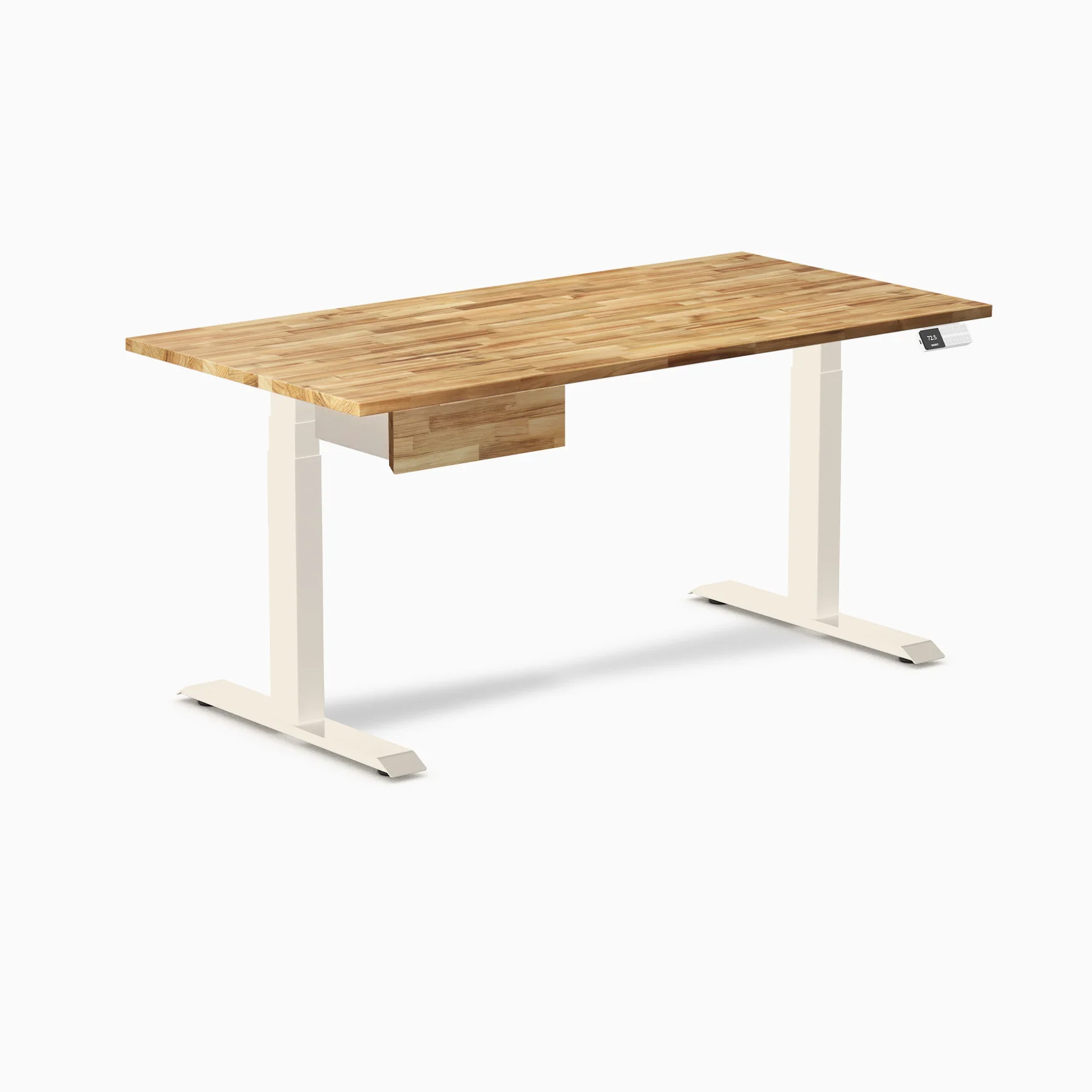 Desky Dual Hardwood Standing Desk With Drawer - Image 162