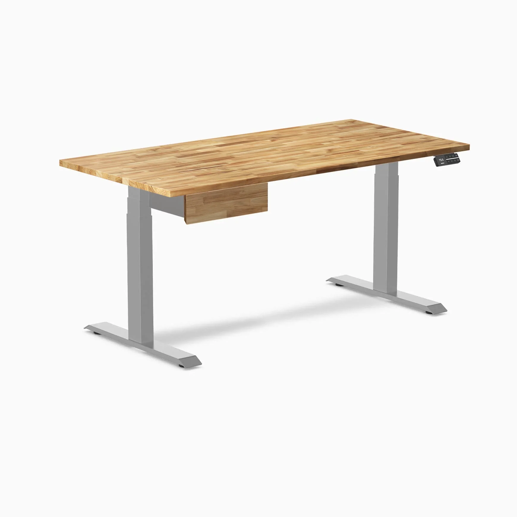 Desky Dual Hardwood Standing Desk With Drawer - Image 164