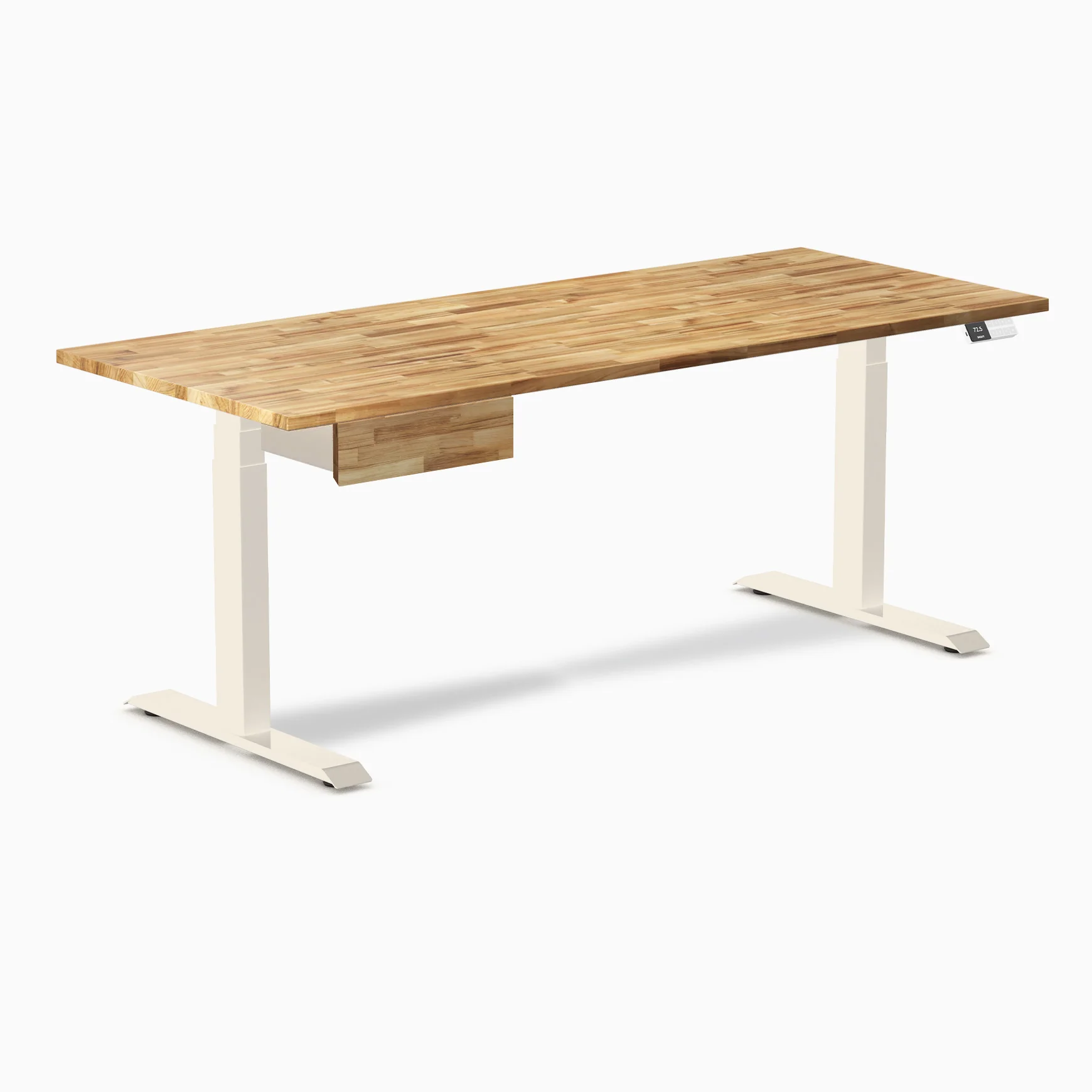 Desky Dual Hardwood Standing Desk With Drawer - Image 167