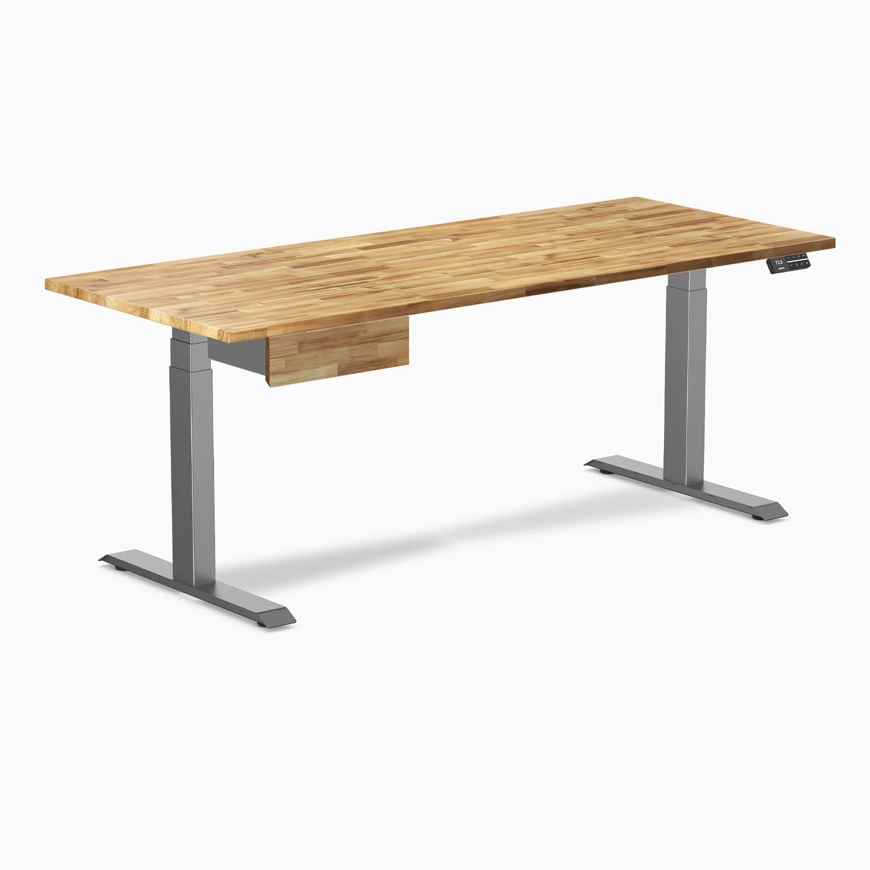 Desky Dual Hardwood Standing Desk With Drawer - Image 168