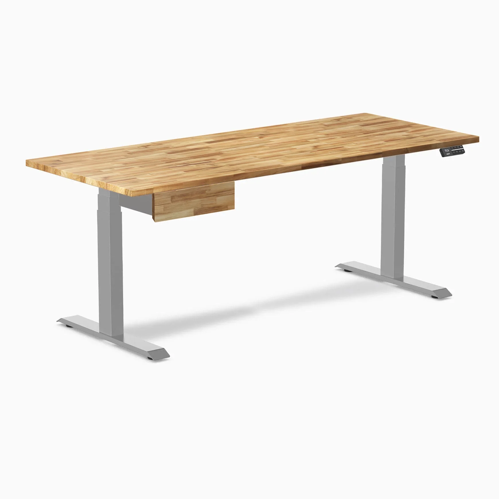 Desky Dual Hardwood Standing Desk With Drawer - Image 169