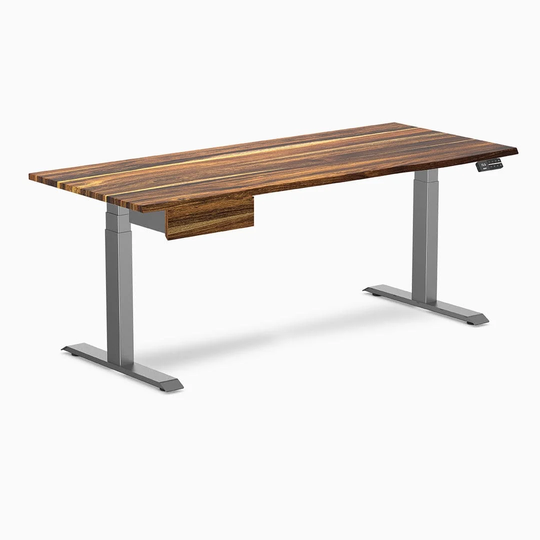 Desky Dual Hardwood Standing Desk With Drawer - Image 17