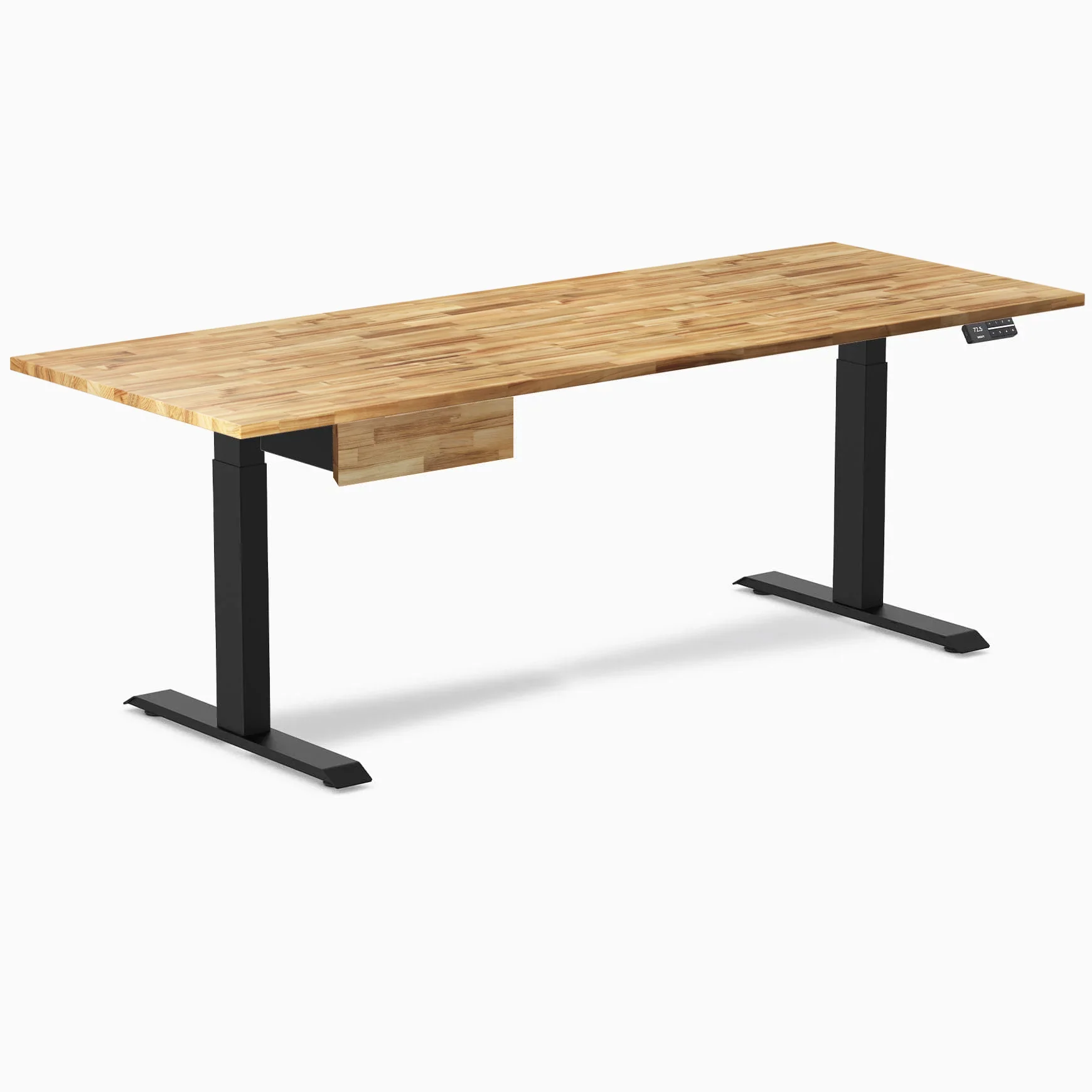 Desky Dual Hardwood Standing Desk With Drawer - Image 170