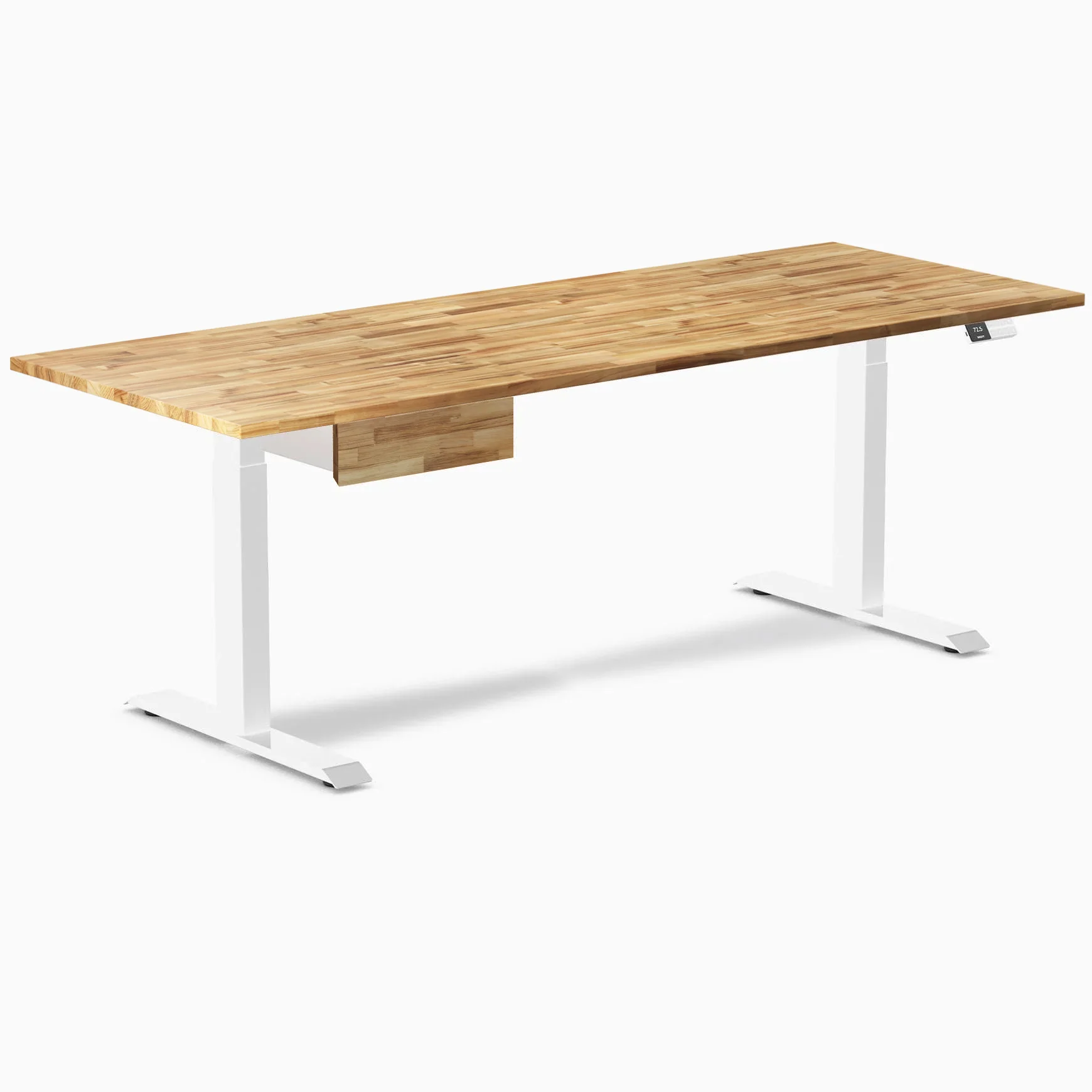 Desky Dual Hardwood Standing Desk With Drawer - Image 171
