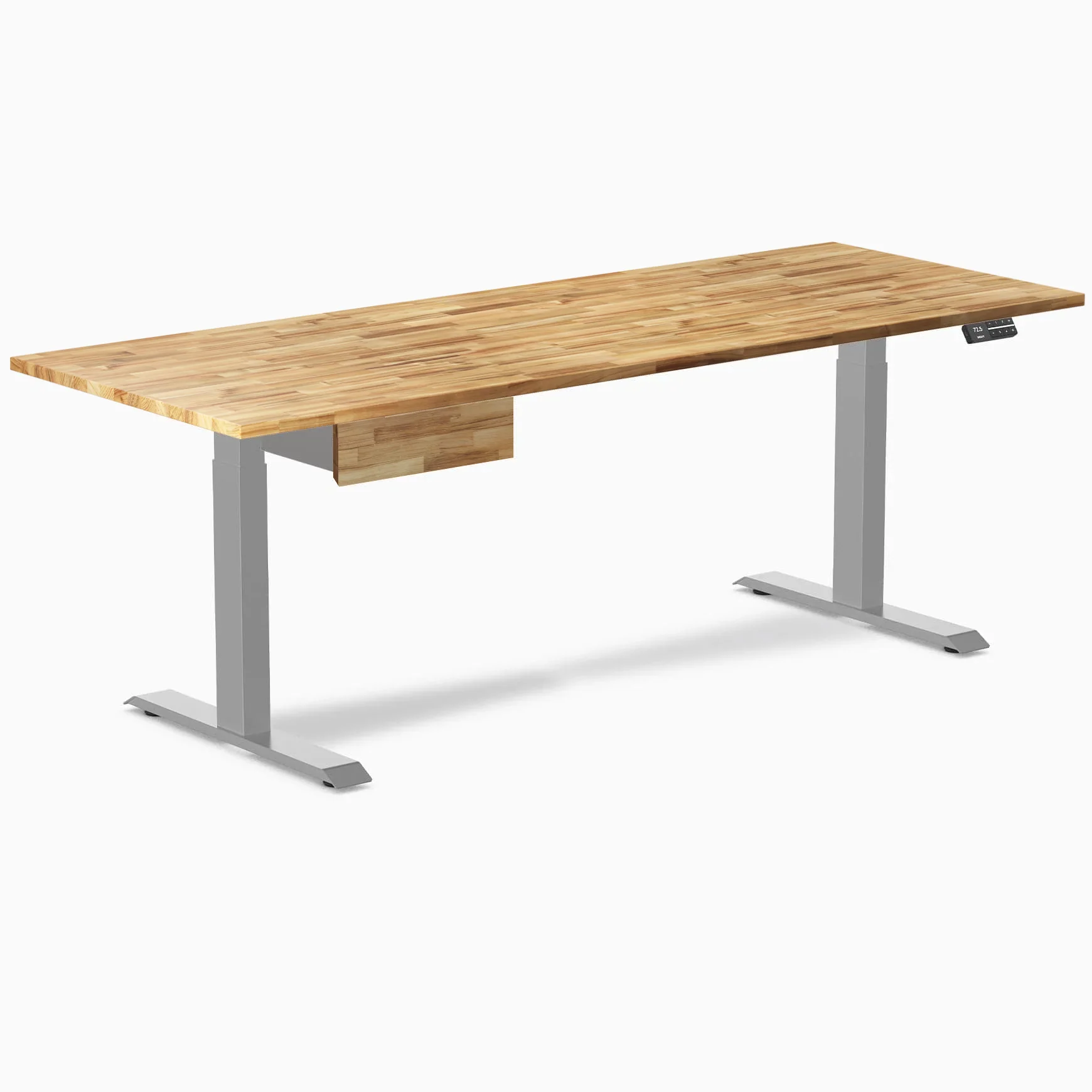 Desky Dual Hardwood Standing Desk With Drawer - Image 174