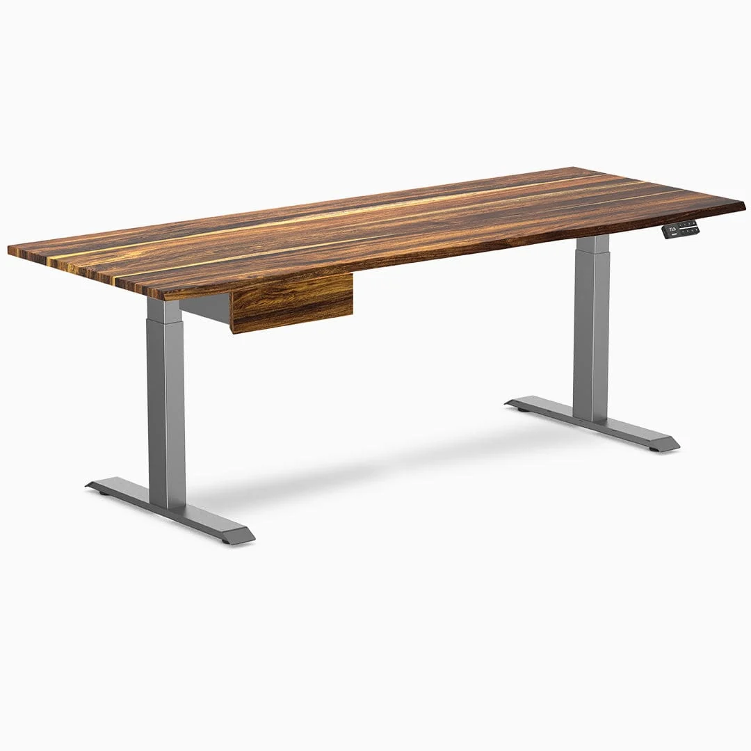 Desky Dual Hardwood Standing Desk With Drawer - Image 18