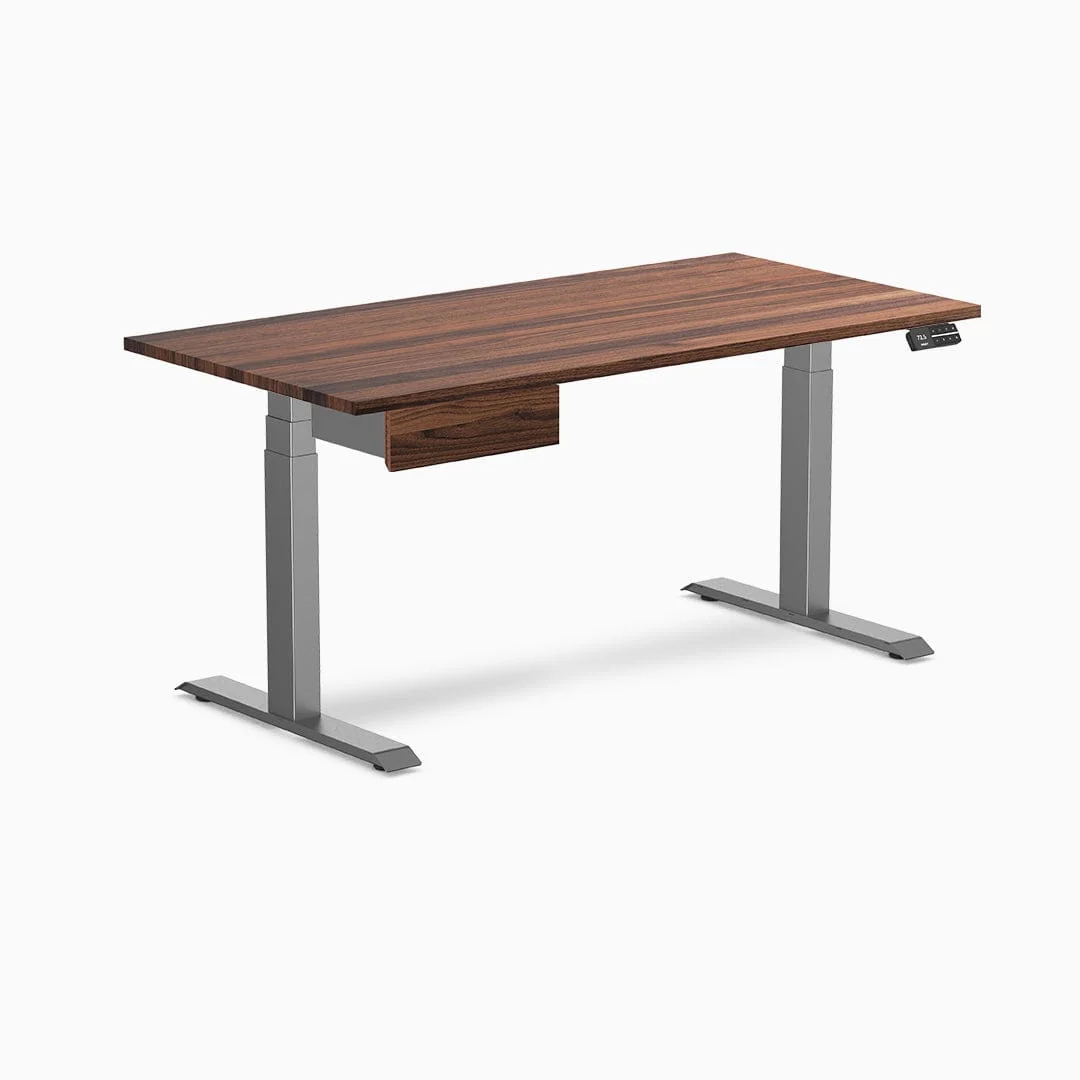Desky Dual Hardwood Standing Desk With Drawer - Image 19
