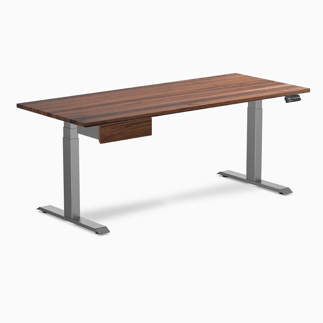 Desky Dual Hardwood Standing Desk With Drawer - Image 20
