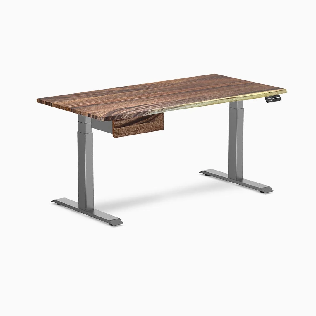 Desky Dual Hardwood Standing Desk With Drawer - Image 22
